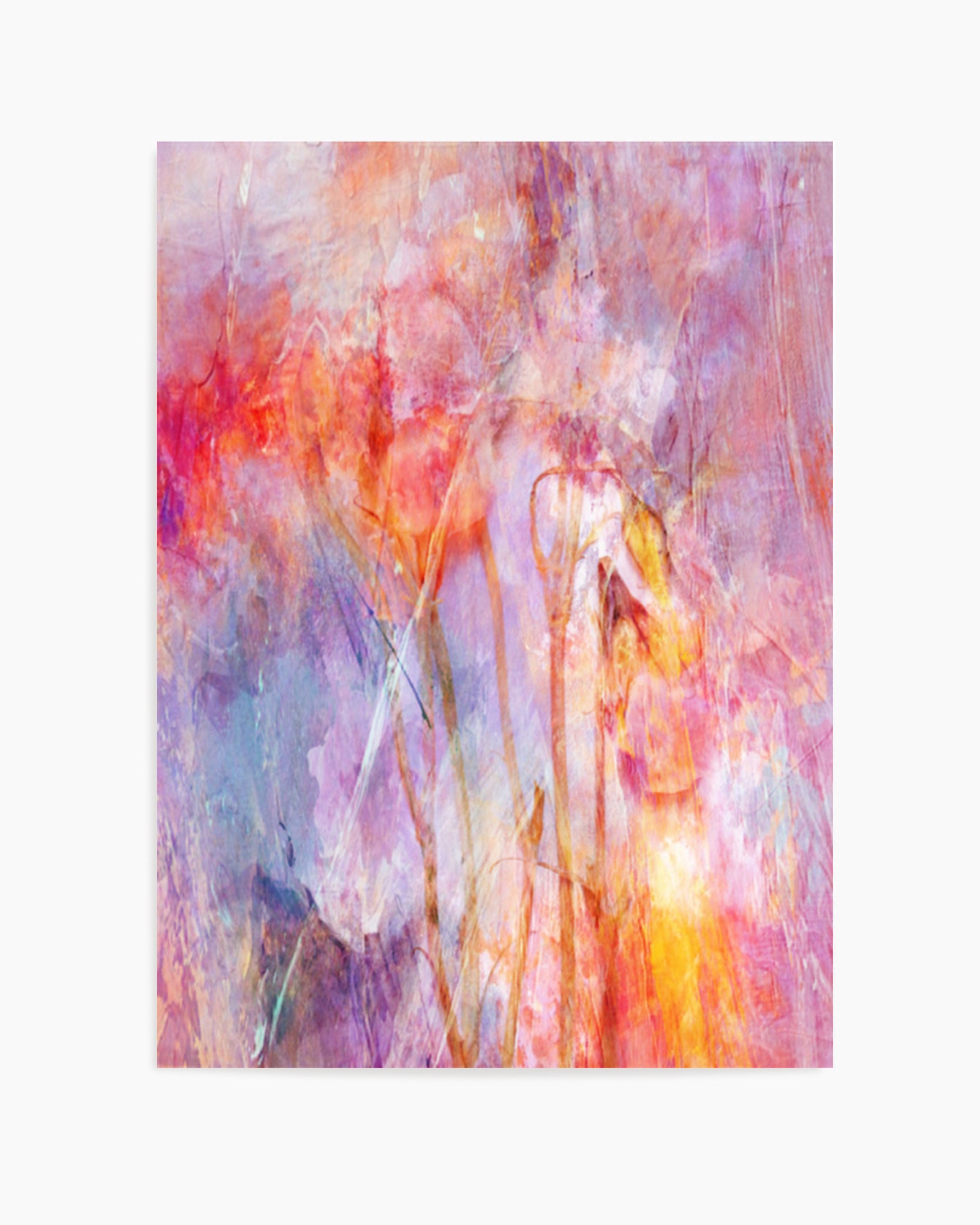 Dreamy Floral Abstract by Delphine Devos | Art Print