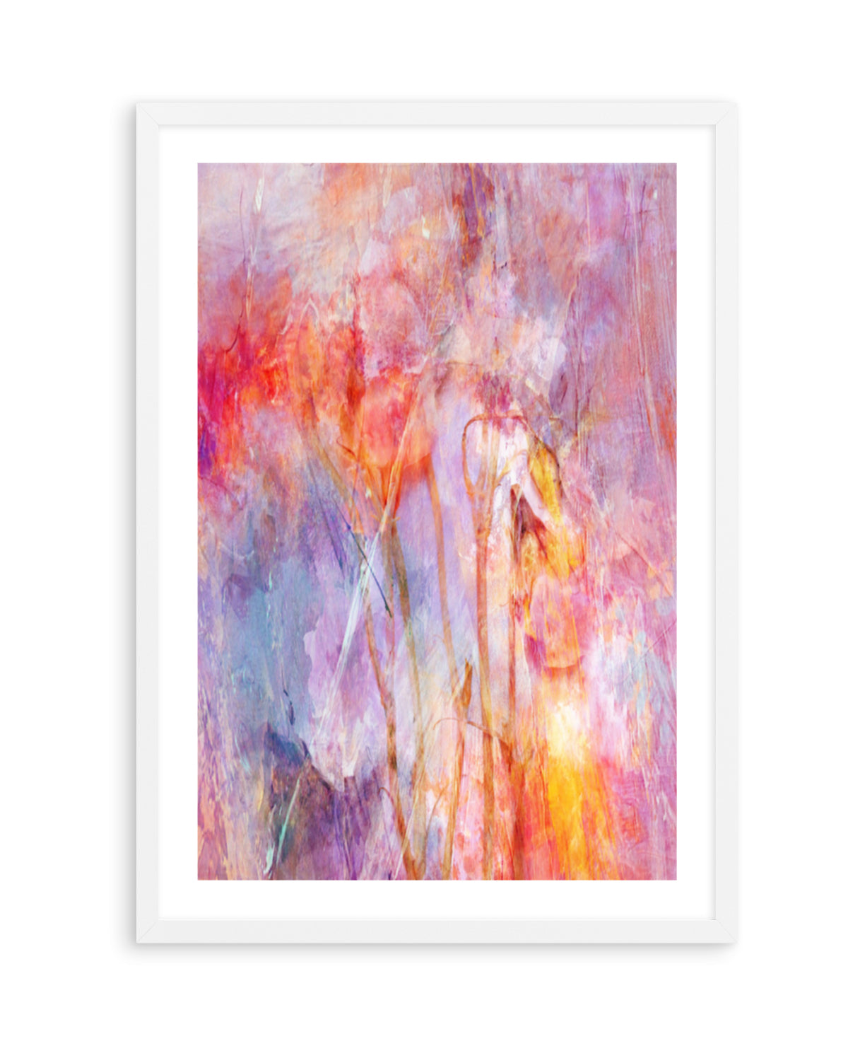 Dreamy Floral Abstract by Delphine Devos | Art Print