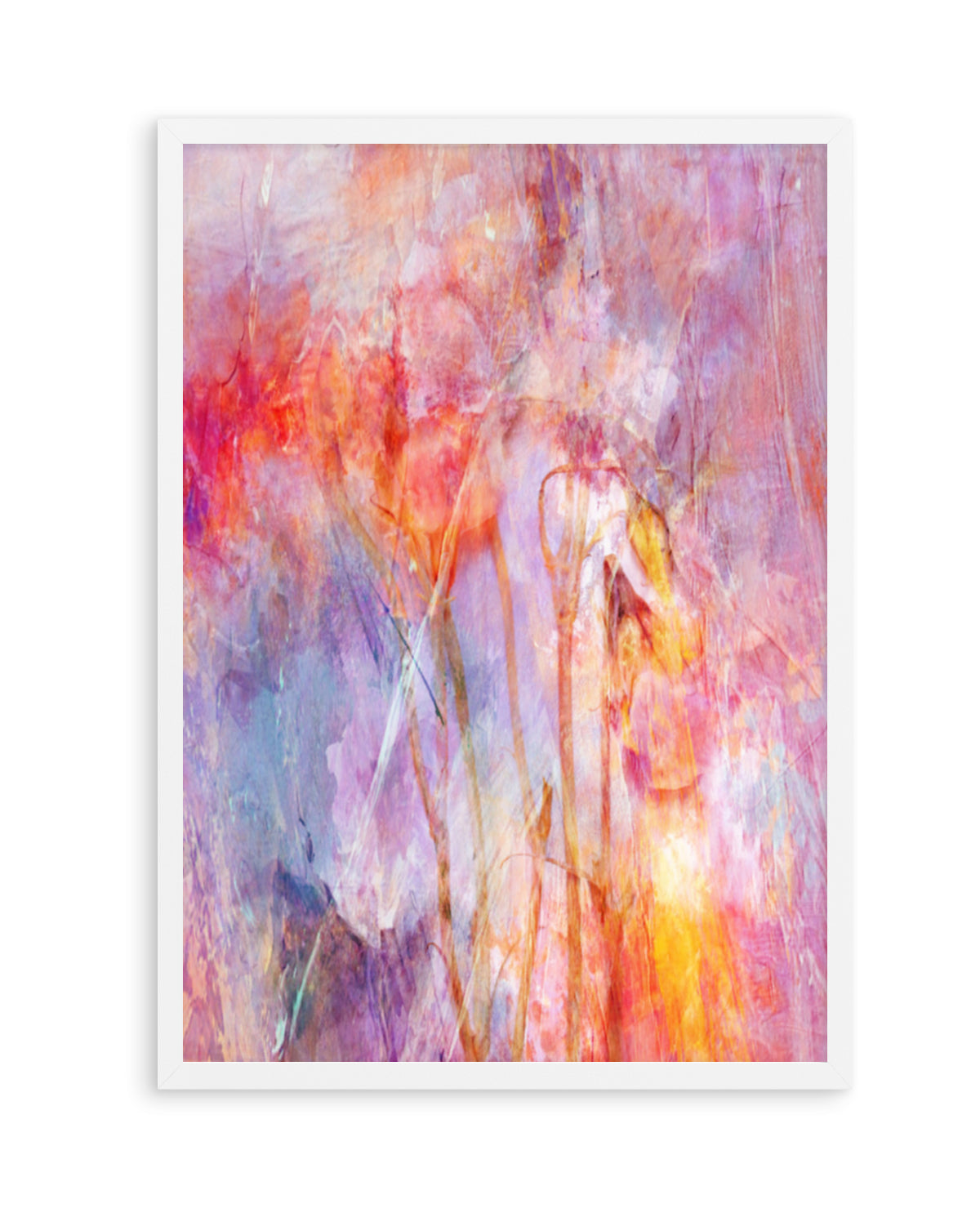 Dreamy Floral Abstract by Delphine Devos | Art Print