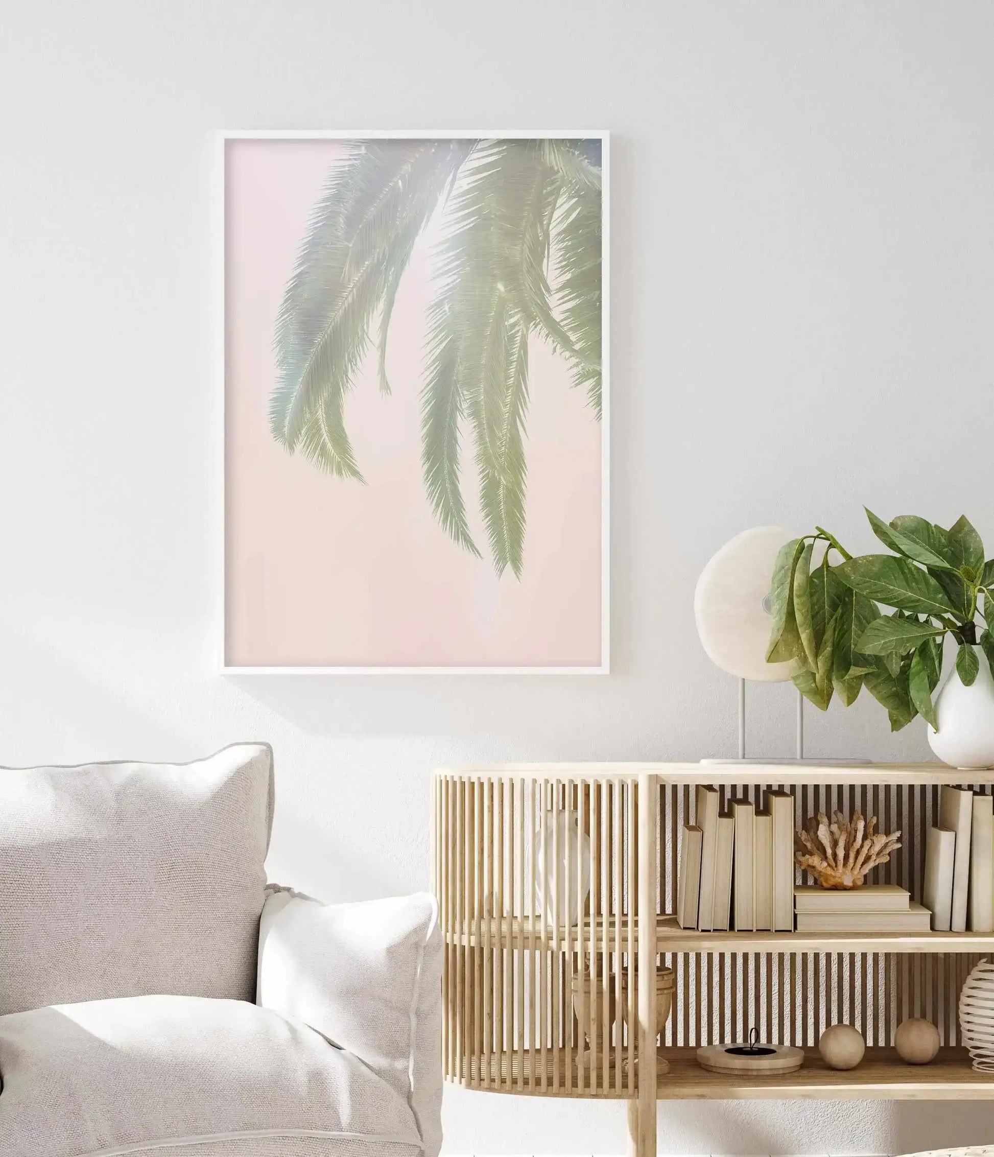Dreamy Palms I Art Print-PRINT-Olive et Oriel-Olive et Oriel-Buy-Australian-Art-Prints-Online-with-Olive-et-Oriel-Your-Artwork-Specialists-Austrailia-Decorate-With-Coastal-Photo-Wall-Art-Prints-From-Our-Beach-House-Artwork-Collection-Fine-Poster-and-Framed-Artwork