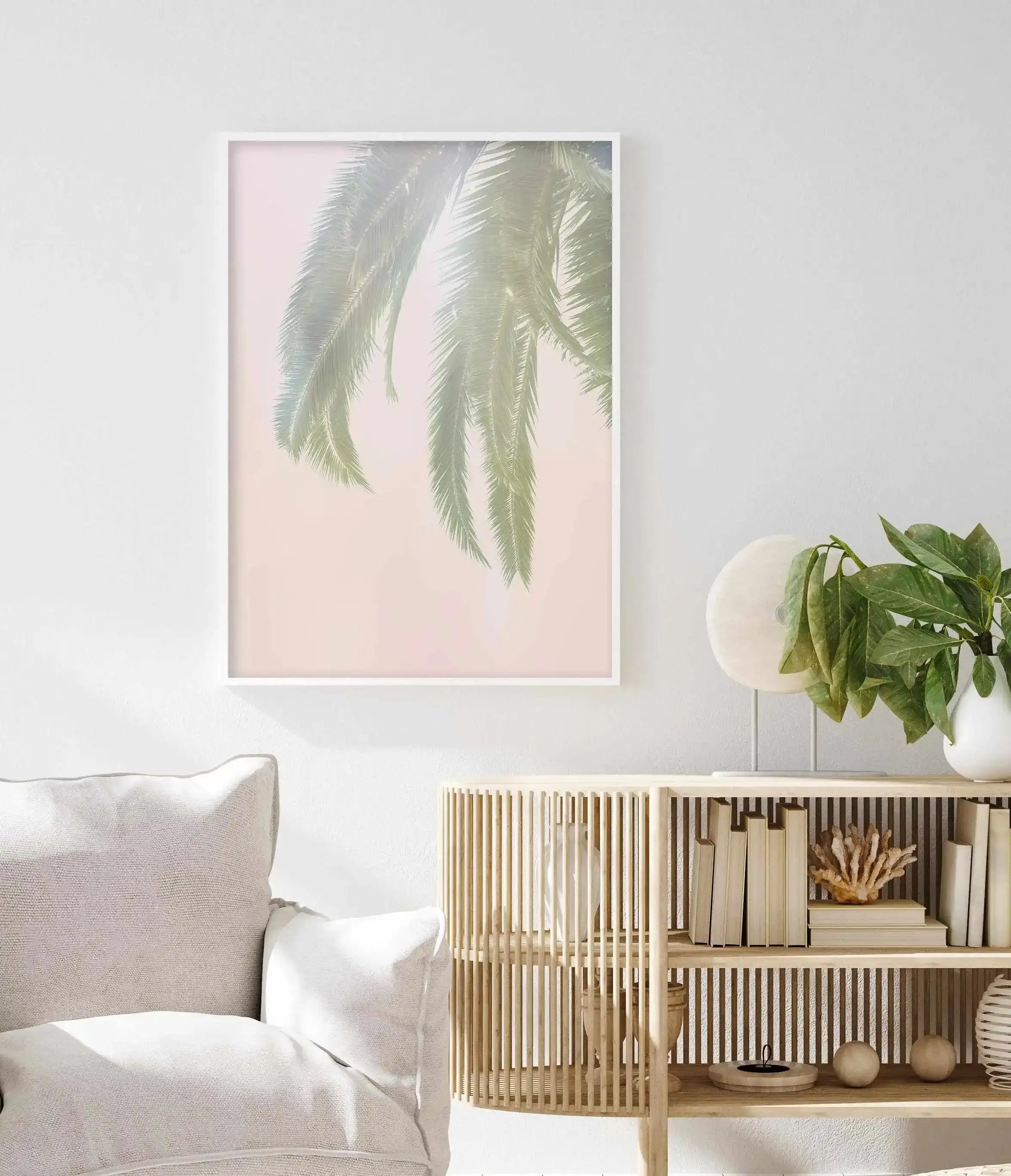 Dreamy Palms I Art Print-PRINT-Olive et Oriel-Olive et Oriel-Buy-Australian-Art-Prints-Online-with-Olive-et-Oriel-Your-Artwork-Specialists-Austrailia-Decorate-With-Coastal-Photo-Wall-Art-Prints-From-Our-Beach-House-Artwork-Collection-Fine-Poster-and-Framed-Artwork