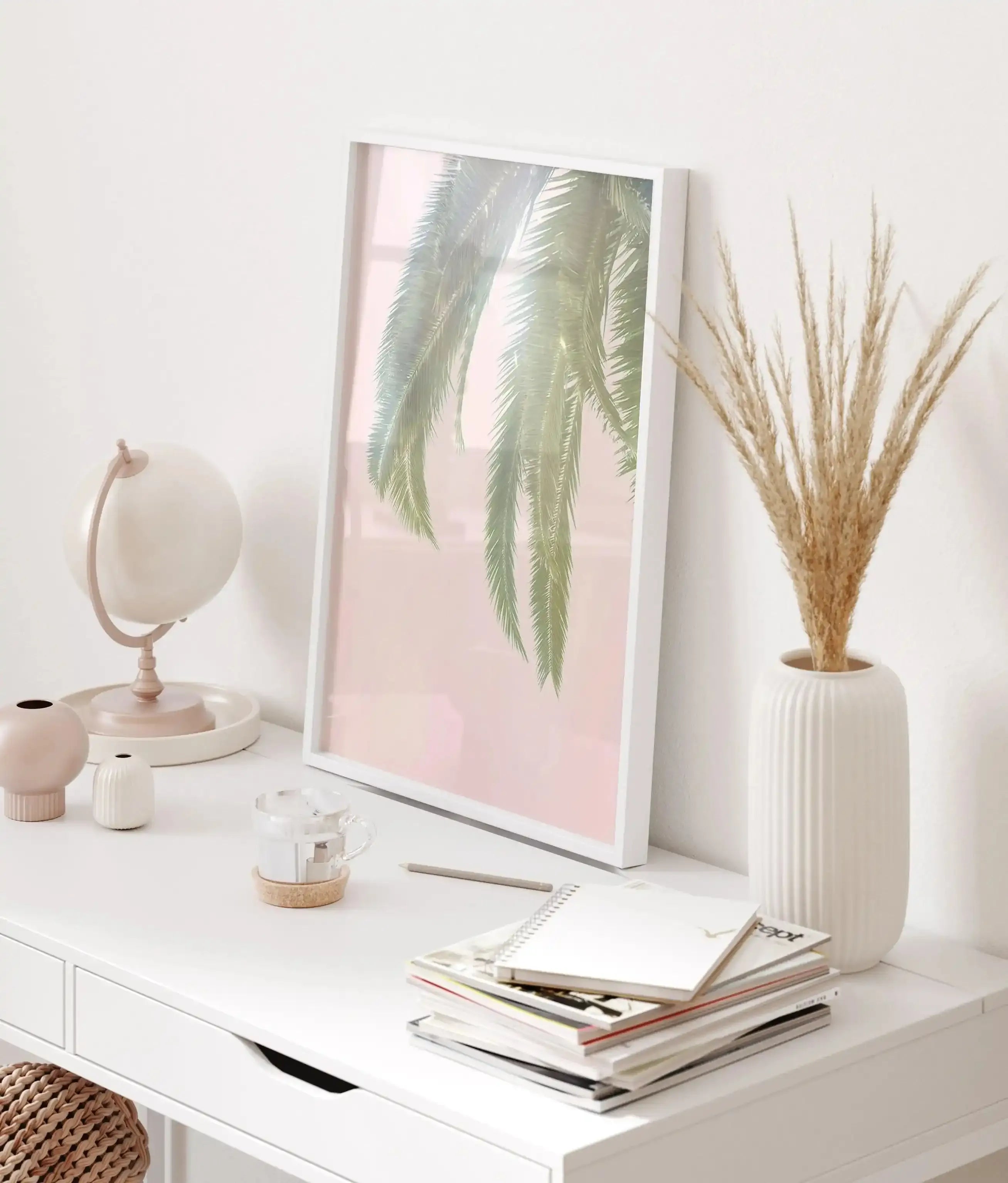 Dreamy Palms I Art Print-PRINT-Olive et Oriel-Olive et Oriel-Buy-Australian-Art-Prints-Online-with-Olive-et-Oriel-Your-Artwork-Specialists-Austrailia-Decorate-With-Coastal-Photo-Wall-Art-Prints-From-Our-Beach-House-Artwork-Collection-Fine-Poster-and-Framed-Artwork