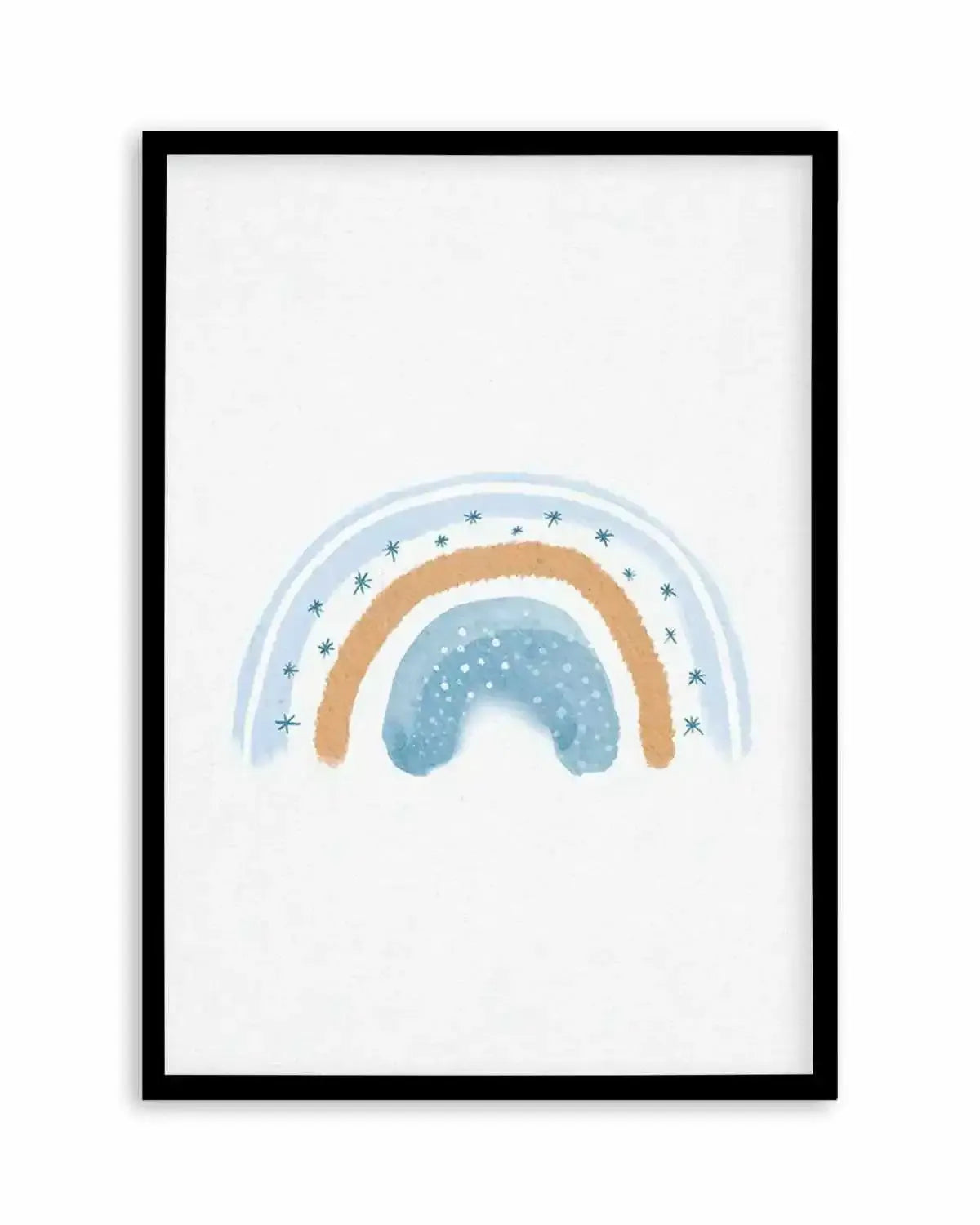 Dreamy Rainbow on Linen Art Print from Olive et Oriel where you can shop wallpaper and artworks online