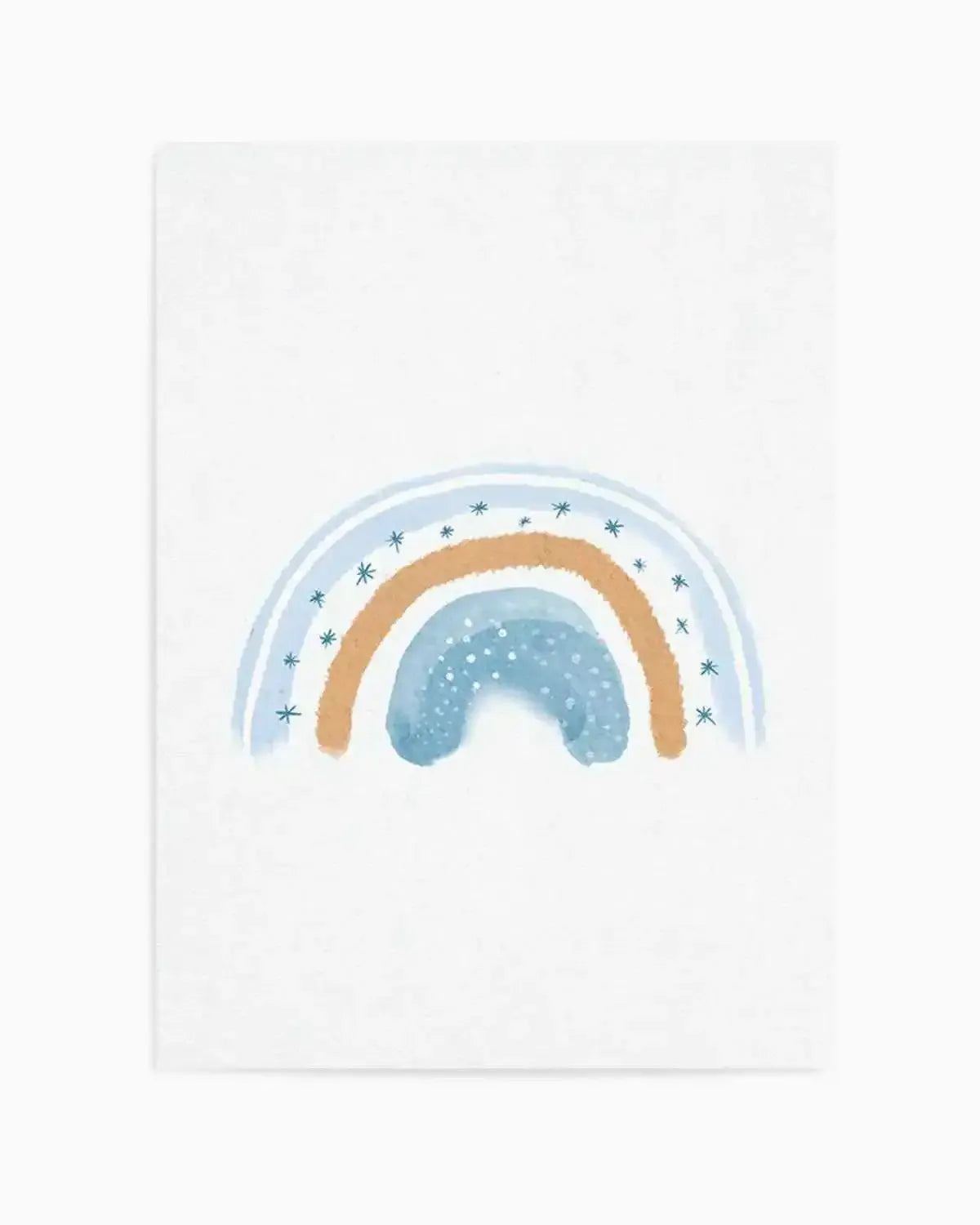 Dreamy Rainbow on Linen Art Print from Olive et Oriel where you can shop wallpaper and artworks online