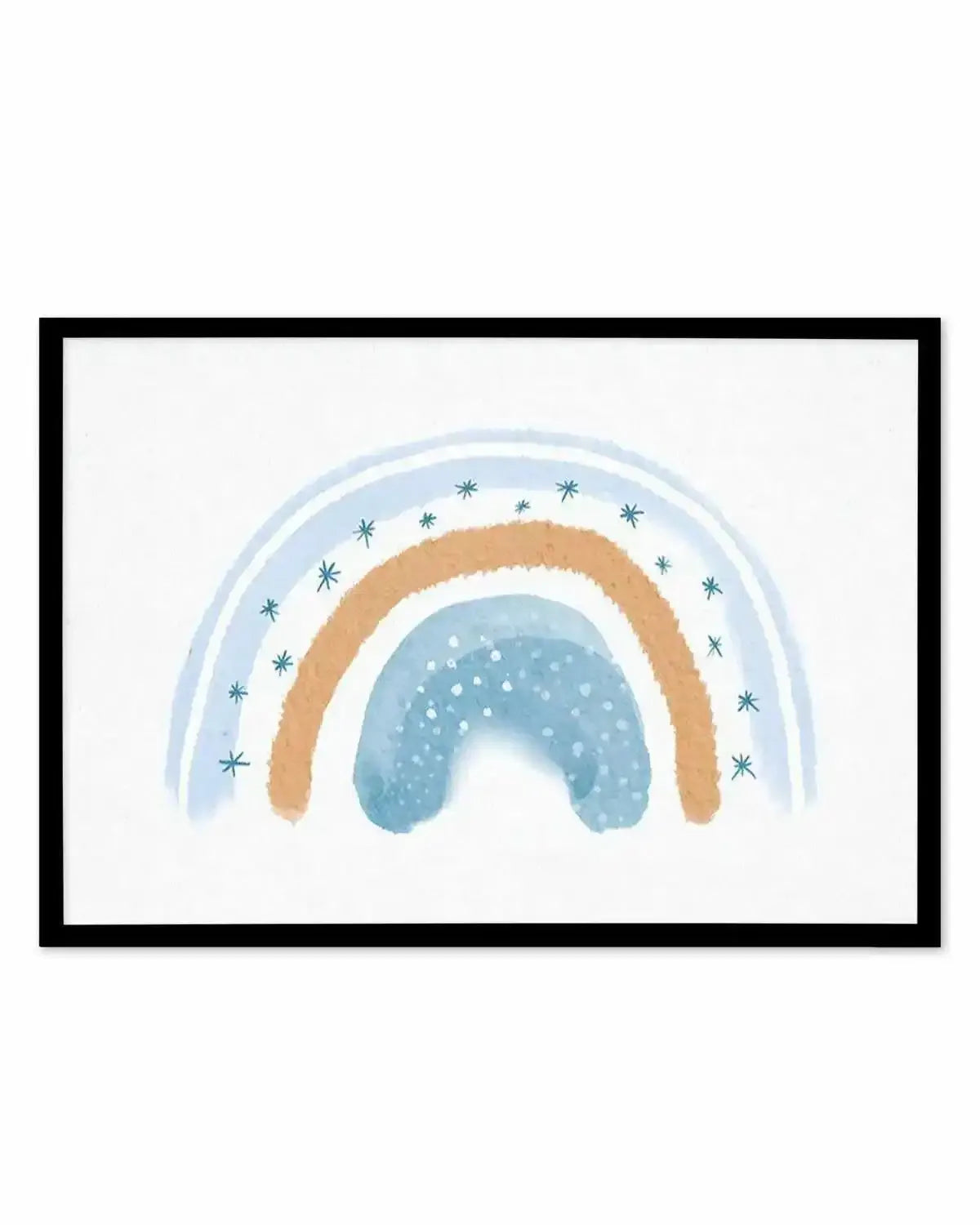 Dreamy-Rainbow-on-Linen--LS-Art-Print from Olive et Oriel where you can shop wallpaper and artworks online