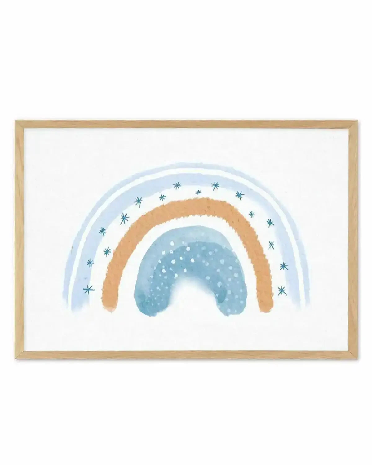 Dreamy-Rainbow-on-Linen--LS-Art-Print from Olive et Oriel where you can shop wallpaper and artworks online