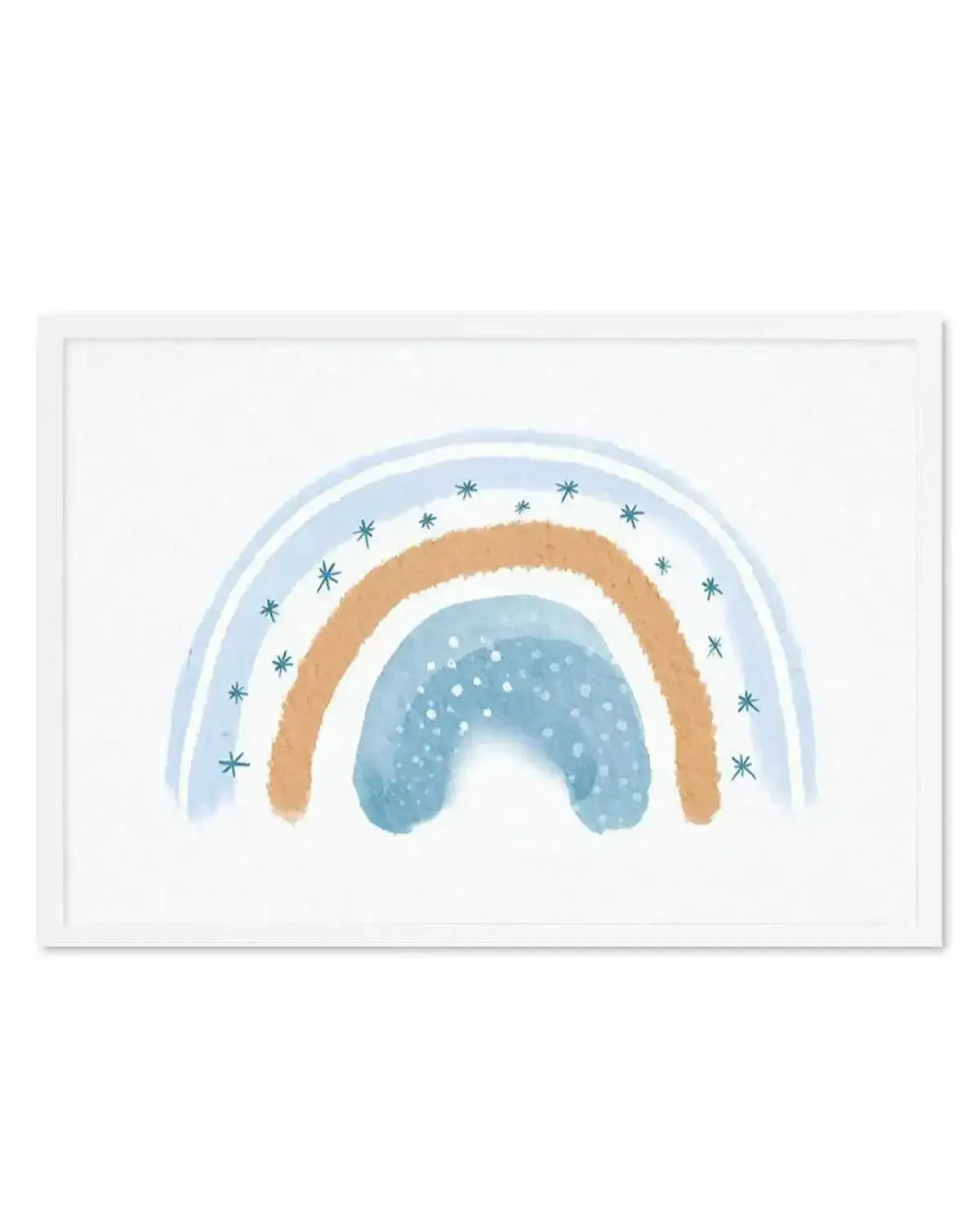 Dreamy-Rainbow-on-Linen--LS-Art-Print from Olive et Oriel where you can shop wallpaper and artworks online