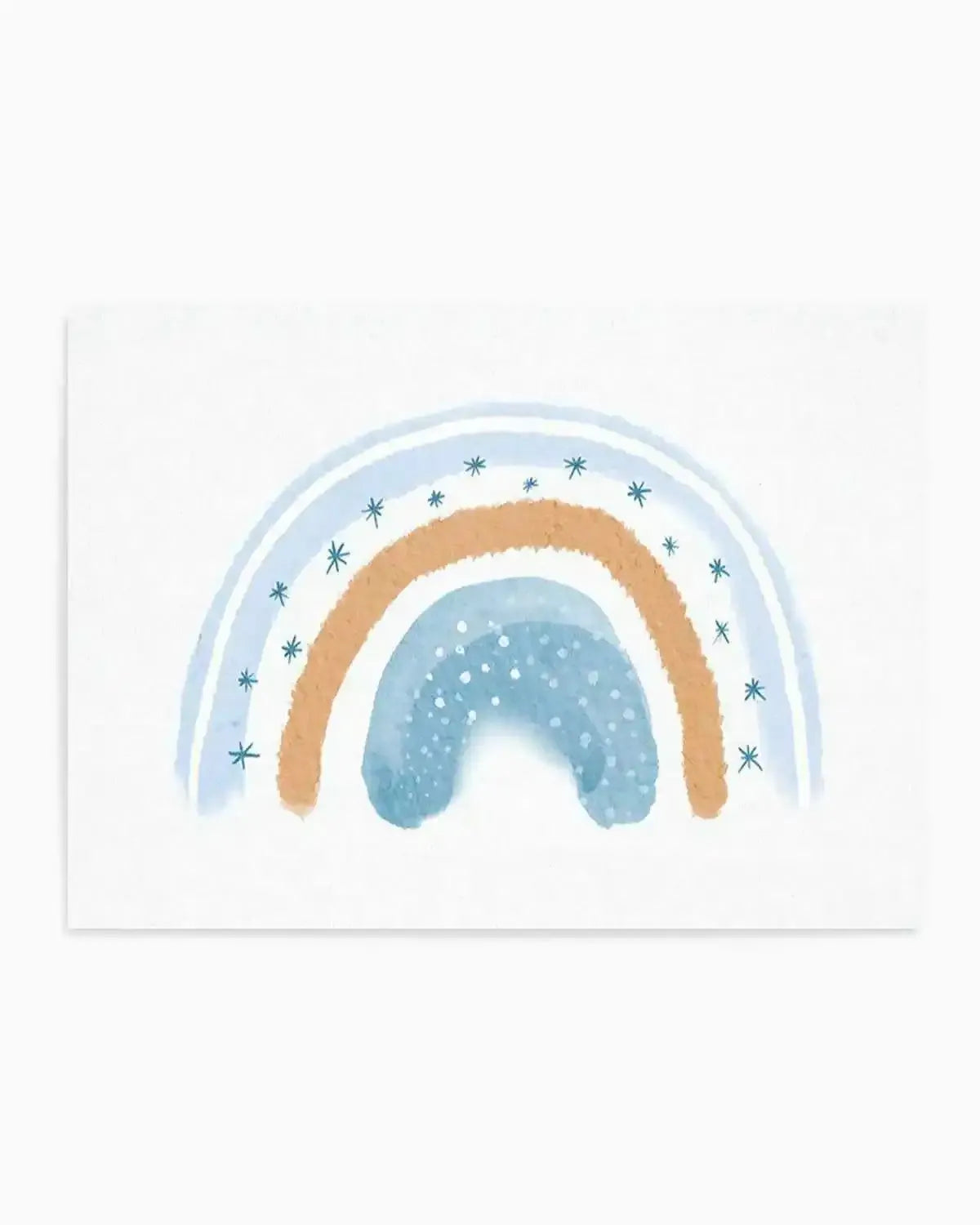 Dreamy-Rainbow-on-Linen--LS-Art-Print from Olive et Oriel where you can shop wallpaper and artworks online