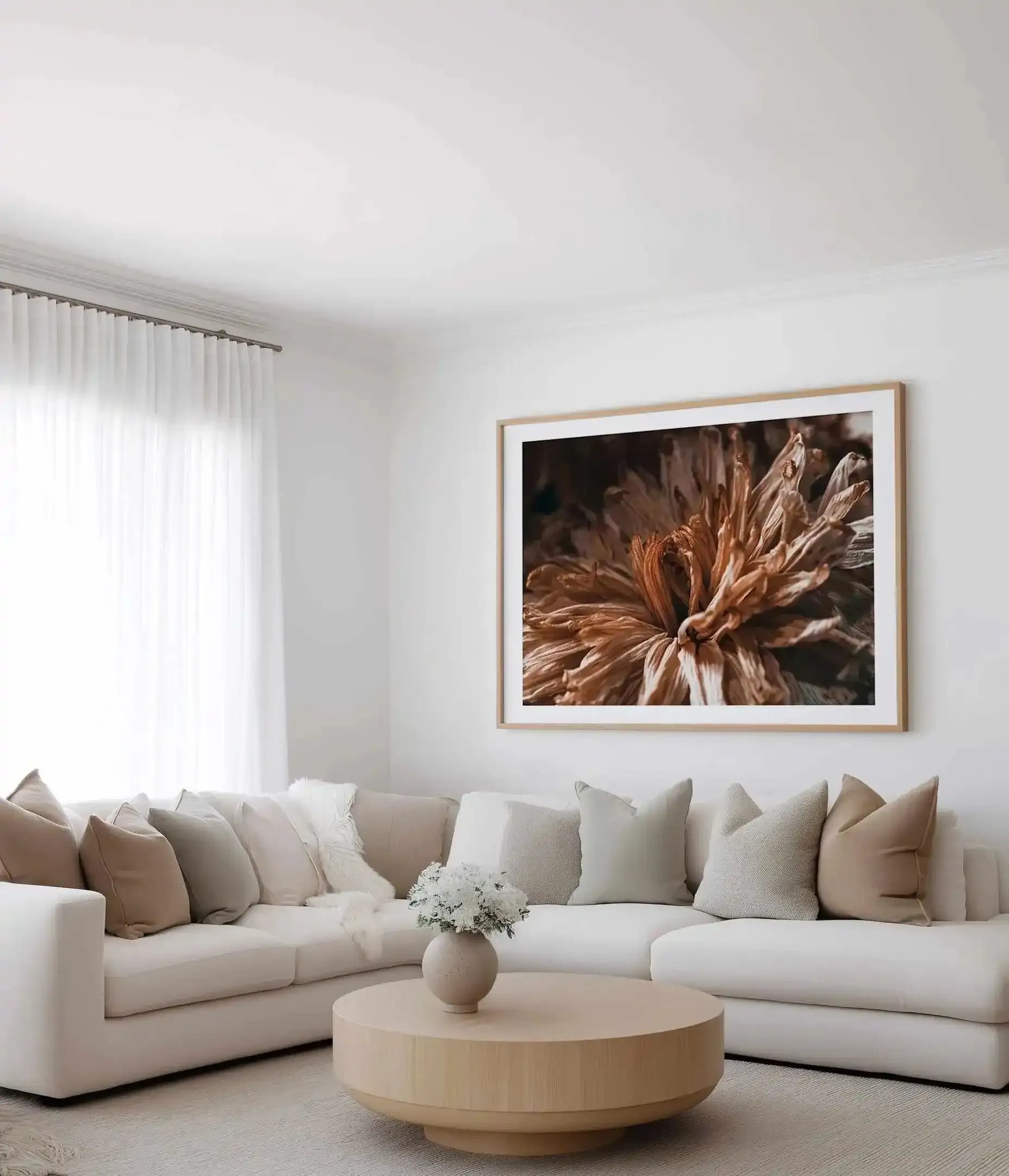 Dried Botanical Art Print from Olive et Oriel where you can shop wallpaper and artworks online