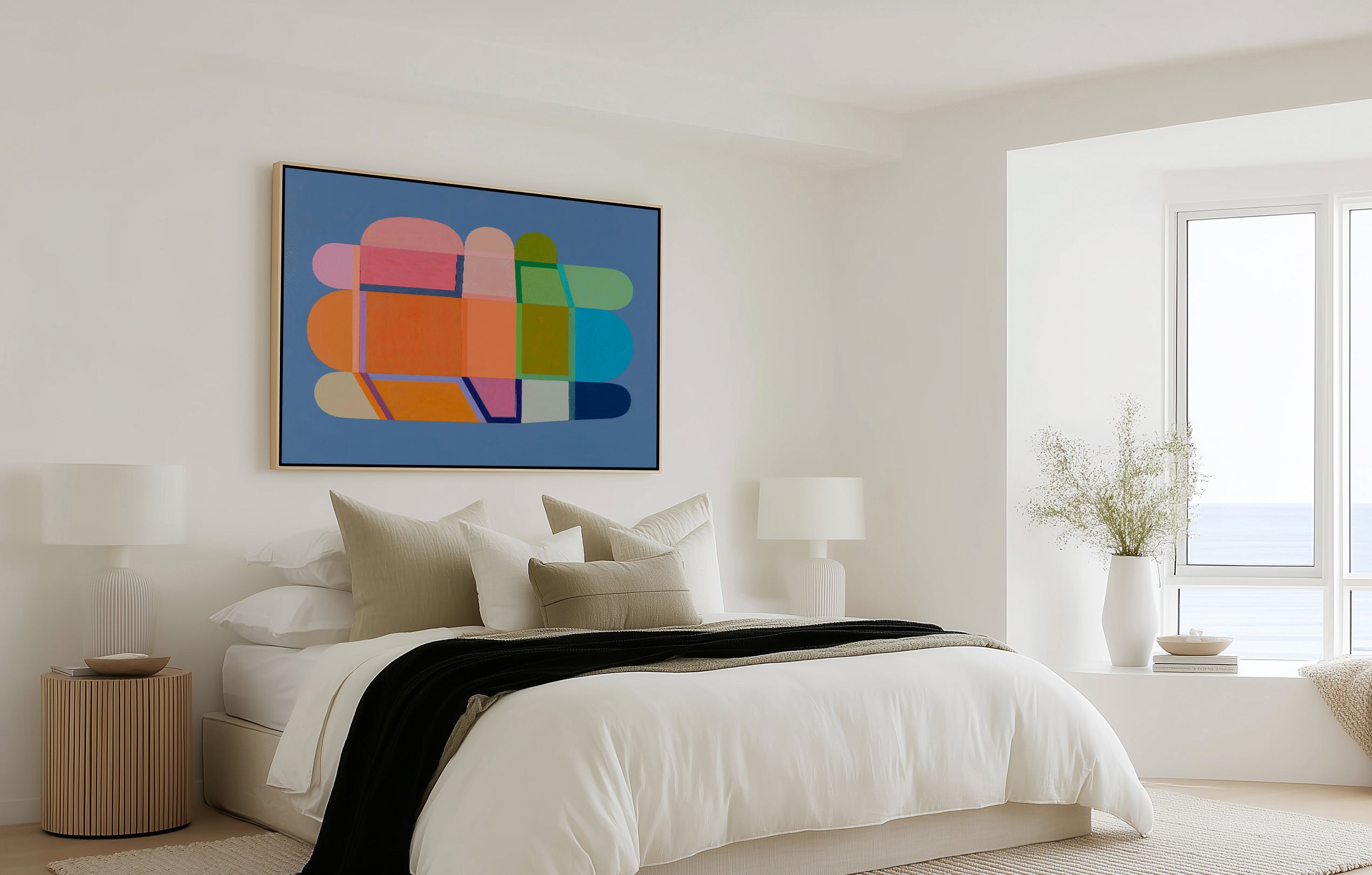 Drift by Naomi Taitz Duffy | Framed Canvas Art Print