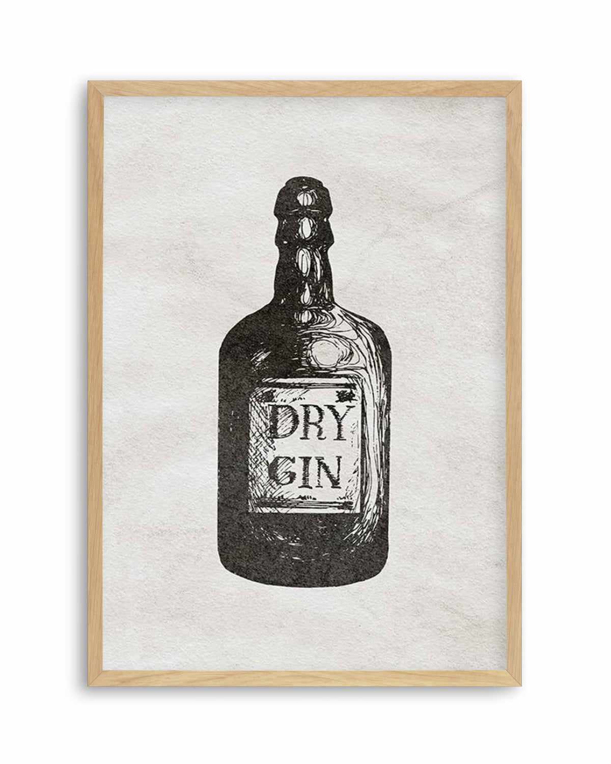 Dry Gin Art Print