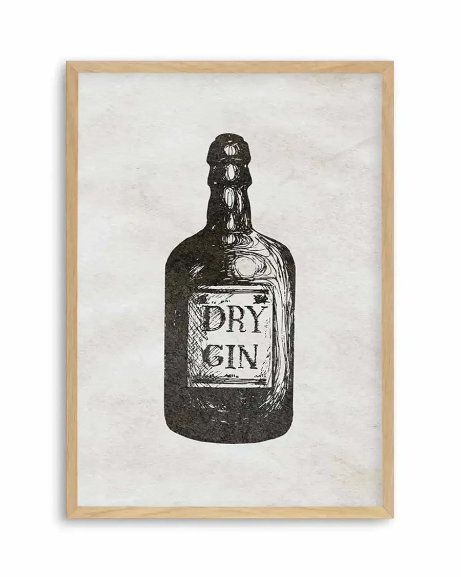 Dry Gin Art Print from Olive et Oriel where you can shop wallpaper and artworks online