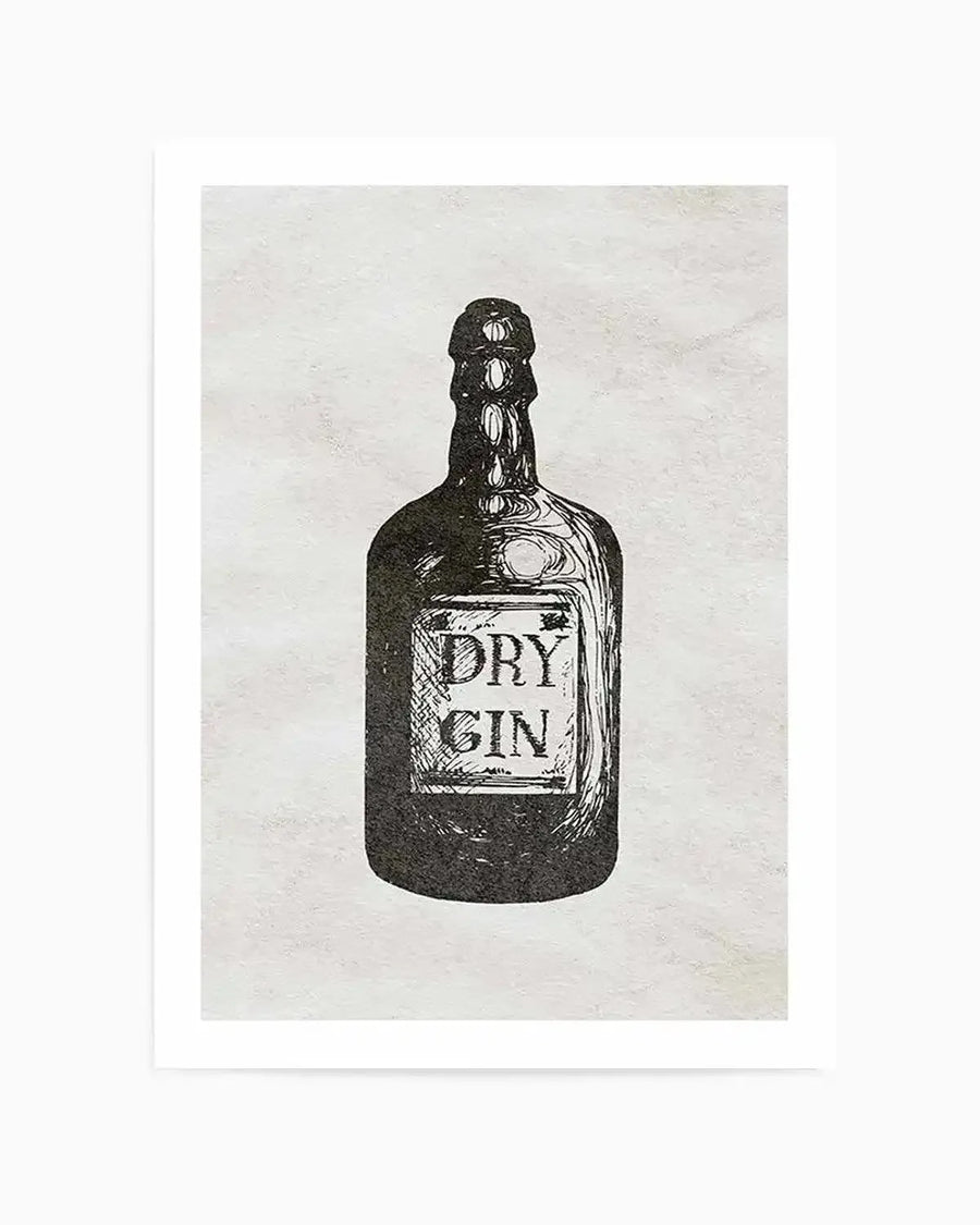 Dry Gin Art Print from Olive et Oriel where you can shop wallpaper and artworks online