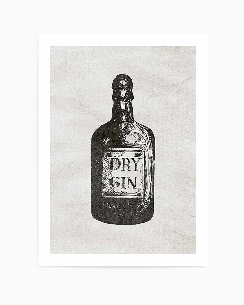 Dry Gin Art Print