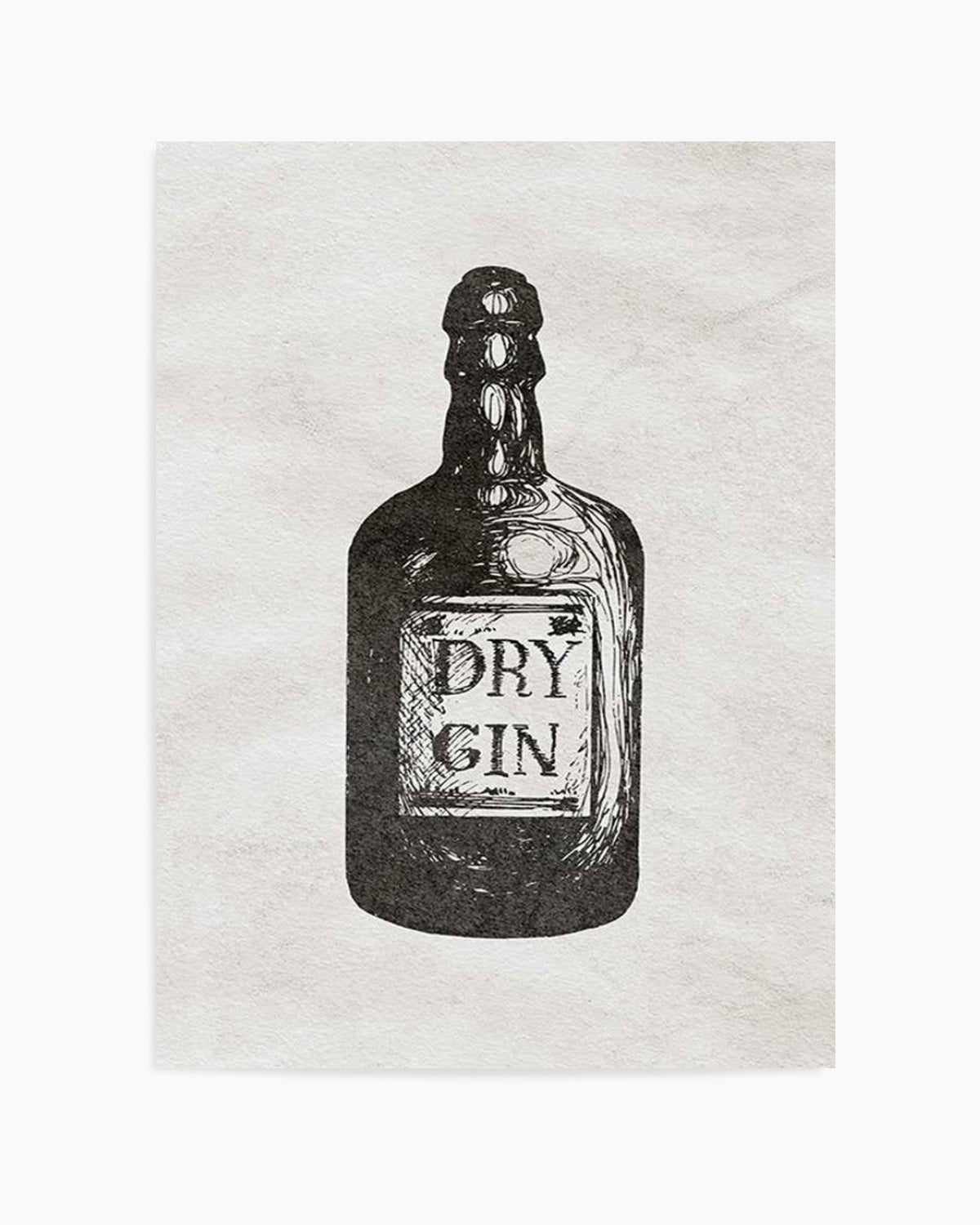 Dry Gin Art Print