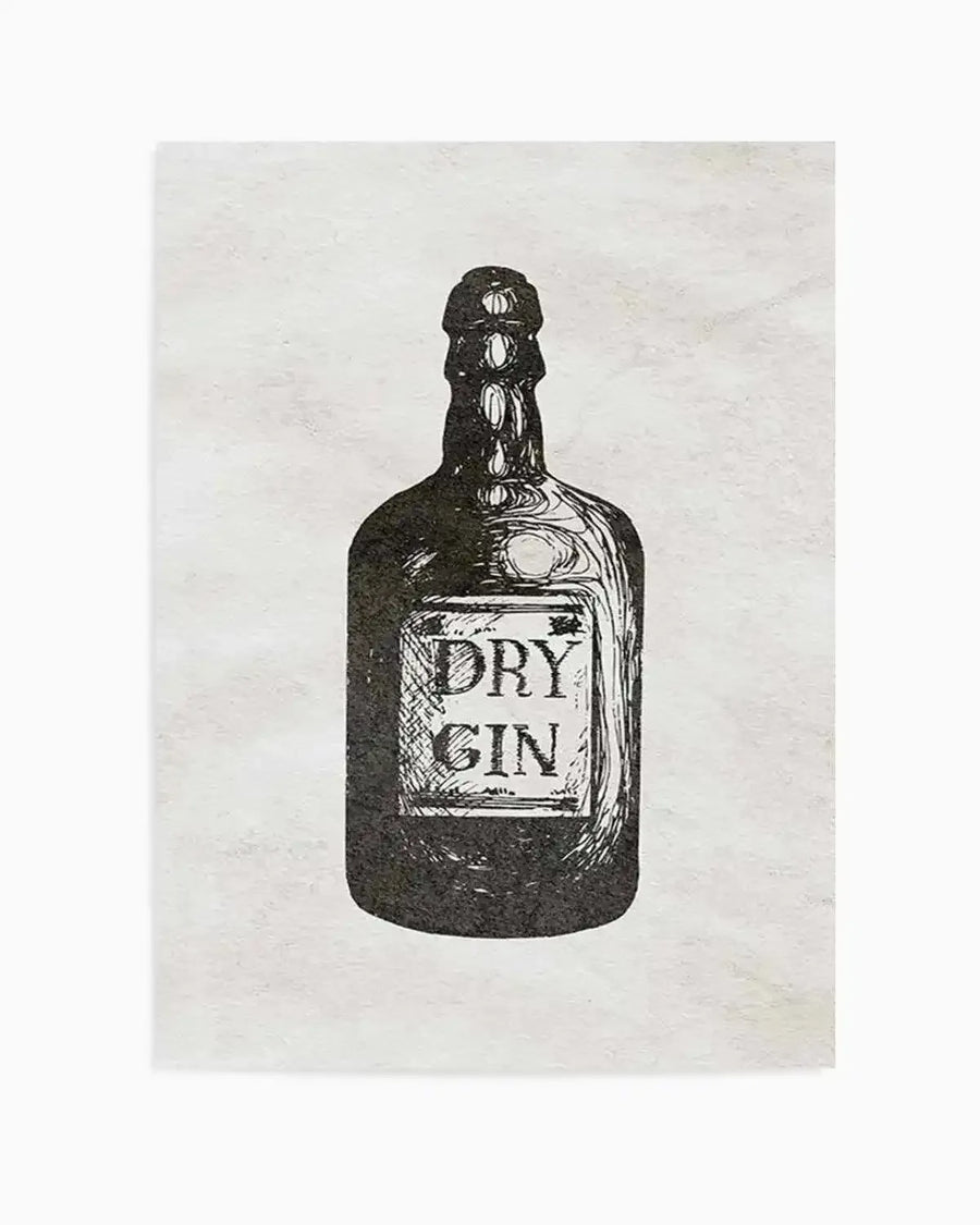 Dry Gin Art Print from Olive et Oriel where you can shop wallpaper and artworks online