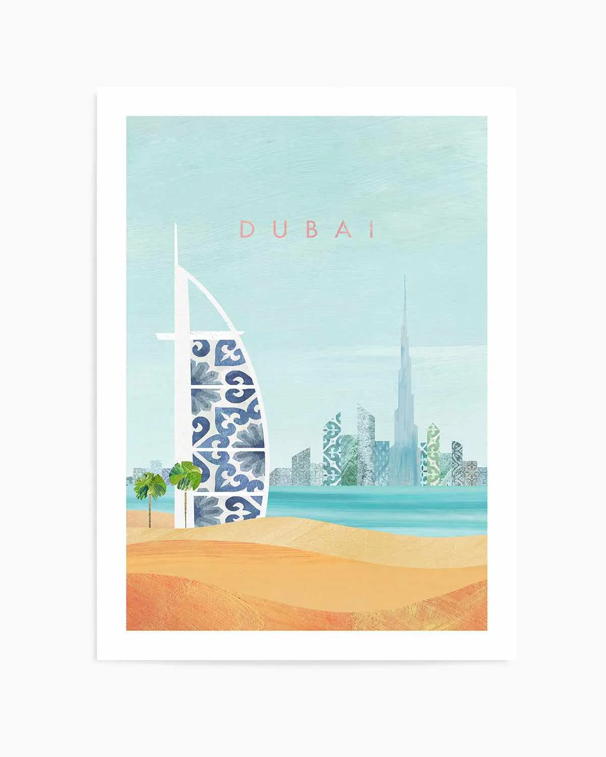 Dubai by Henry Rivers Art Print from Olive et Oriel where you can shop wallpaper and artworks online