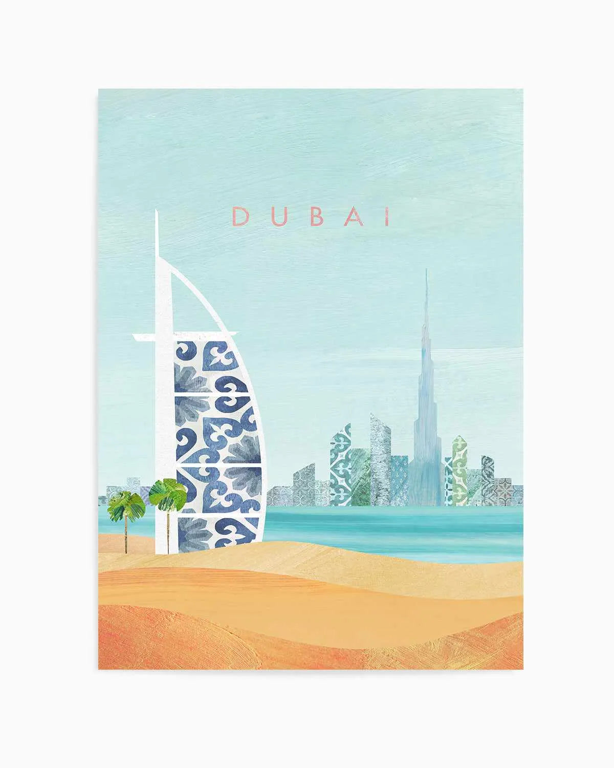 Dubai by Henry Rivers Art Print from Olive et Oriel where you can shop wallpaper and artworks online