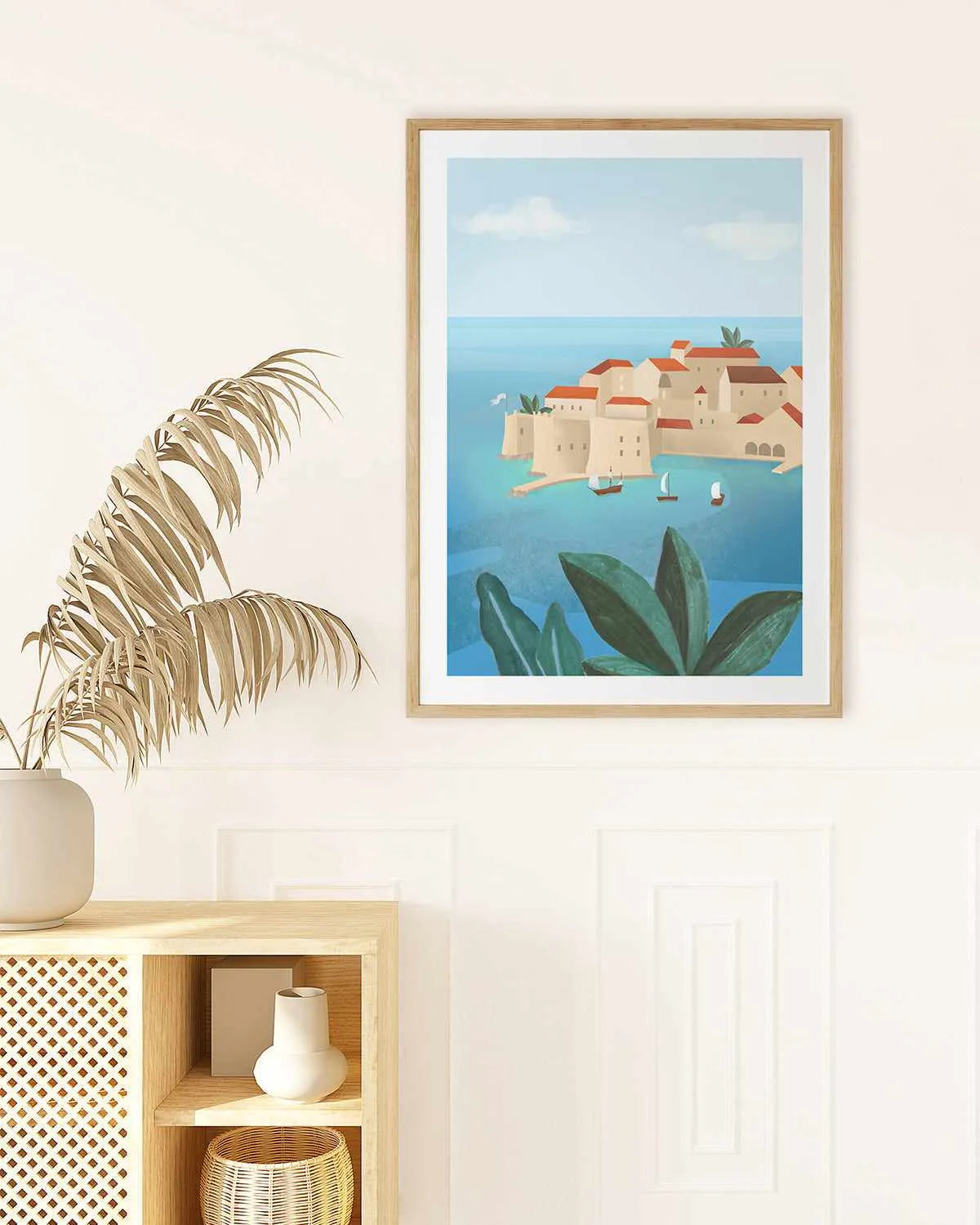 Dubrovnik City by Petra Lizde Art Print from Olive et Oriel where you can shop wallpaper and artworks online