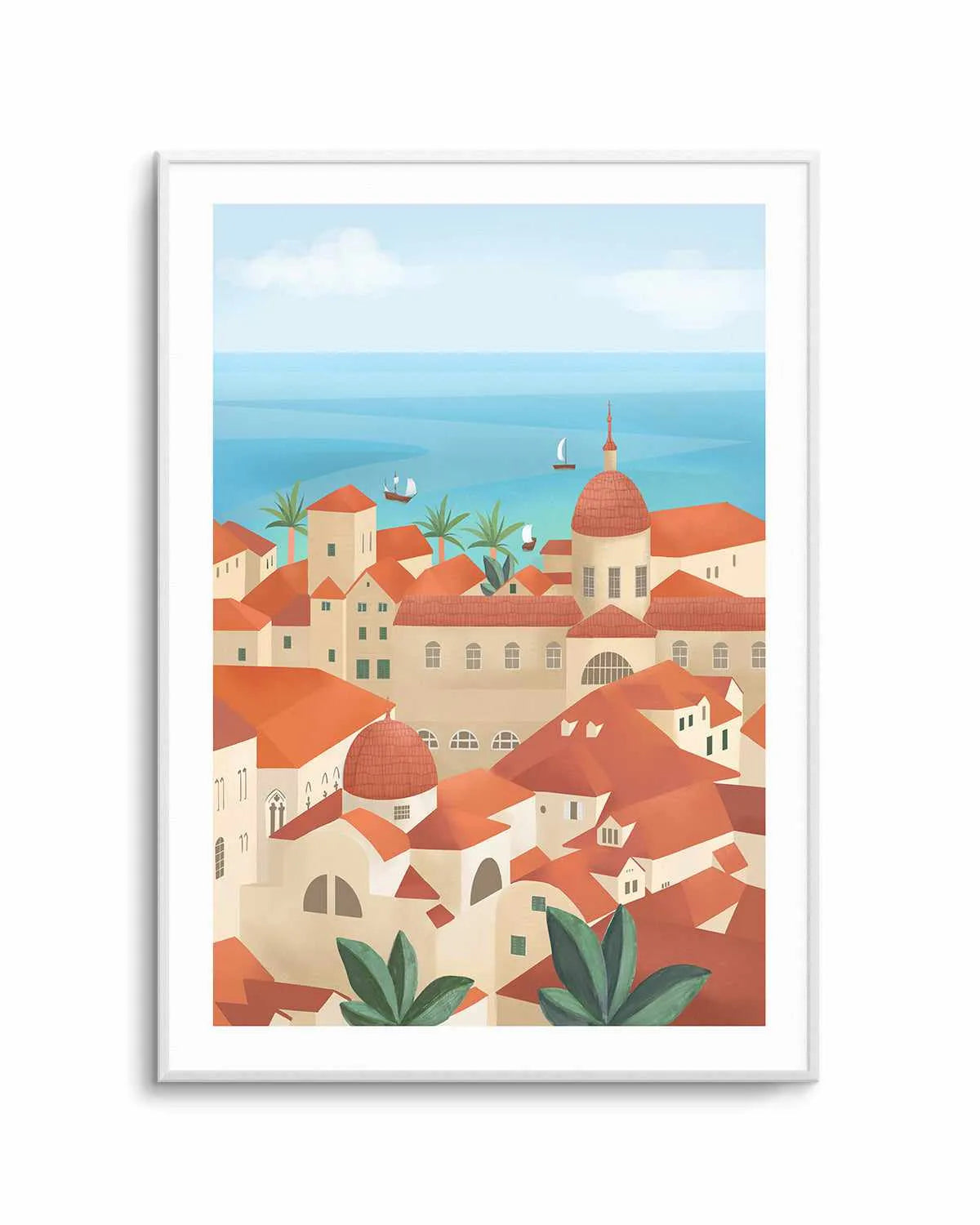 Dubrovnik Old Town by Petra Lizde Art Print from Olive et Oriel where you can shop wallpaper and artworks online