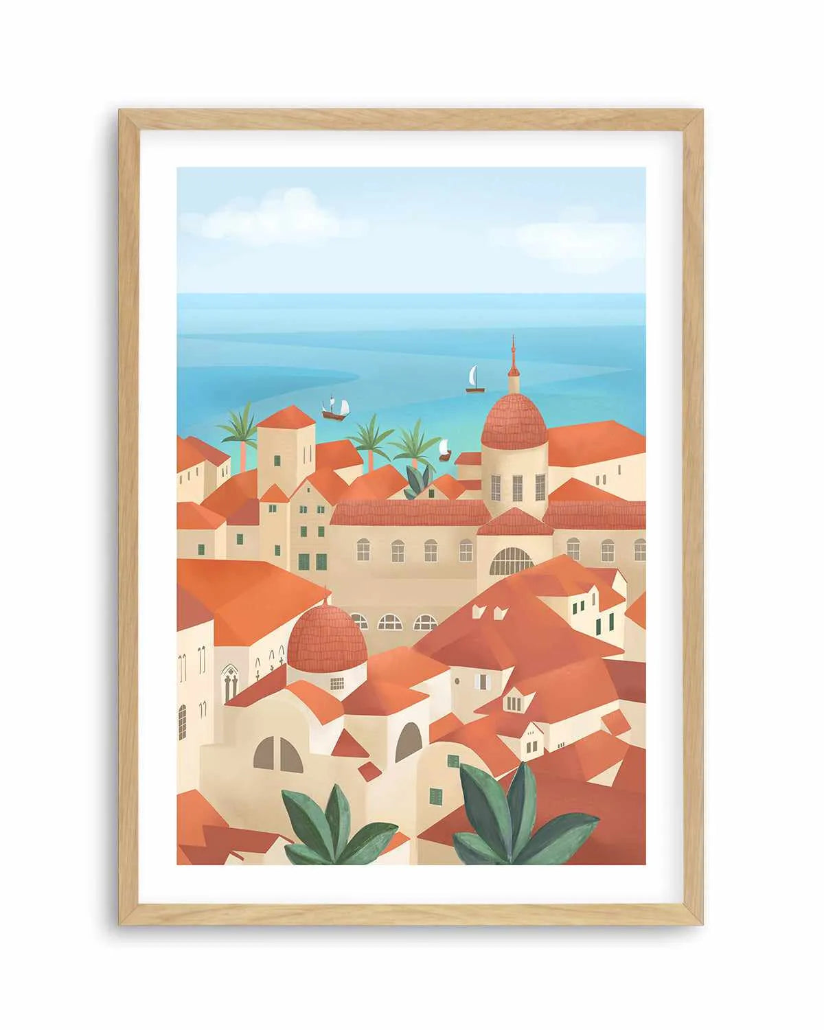 Dubrovnik Old Town by Petra Lizde Art Print from Olive et Oriel where you can shop wallpaper and artworks online