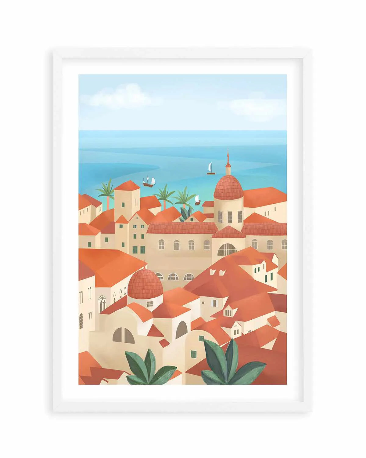 Dubrovnik Old Town by Petra Lizde Art Print from Olive et Oriel where you can shop wallpaper and artworks online