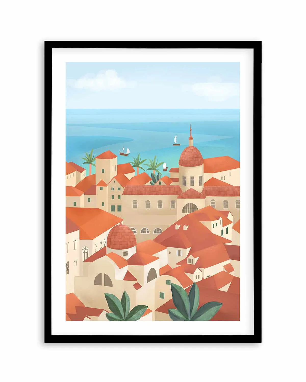 Dubrovnik Old Town by Petra Lizde Art Print from Olive et Oriel where you can shop wallpaper and artworks online