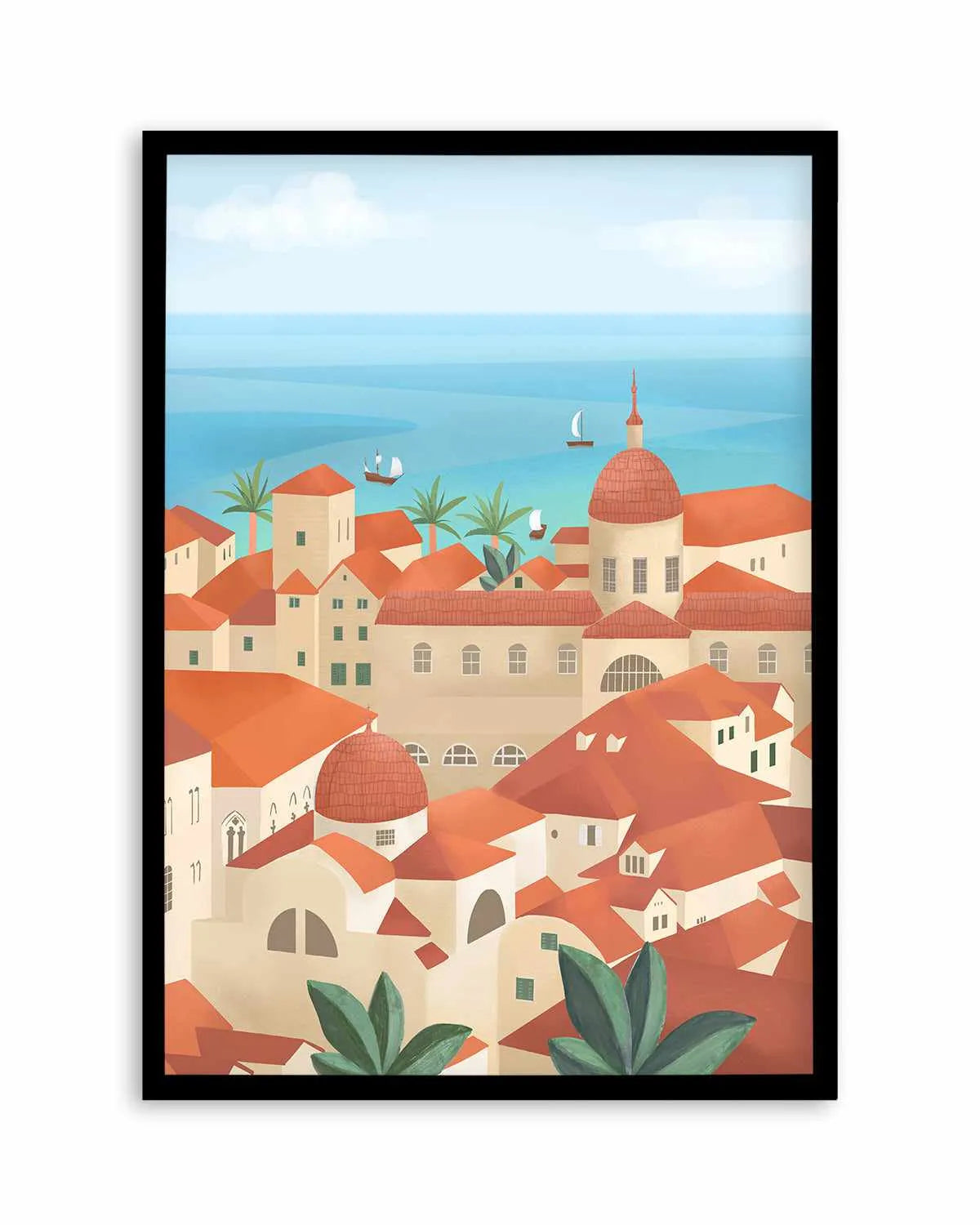 Dubrovnik Old Town by Petra Lizde Art Print from Olive et Oriel where you can shop wallpaper and artworks online