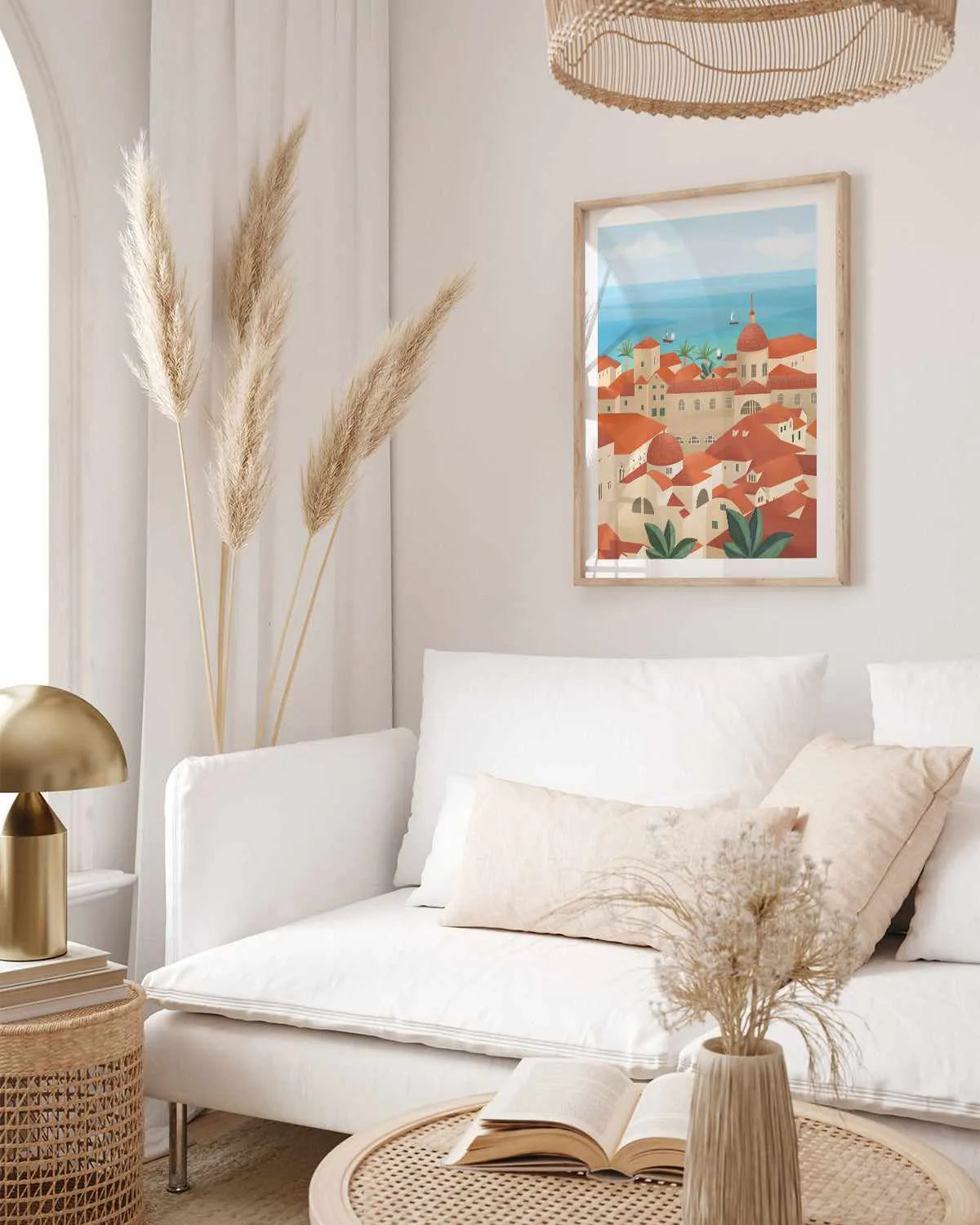 Dubrovnik Old Town by Petra Lizde Art Print from Olive et Oriel where you can shop wallpaper and artworks online