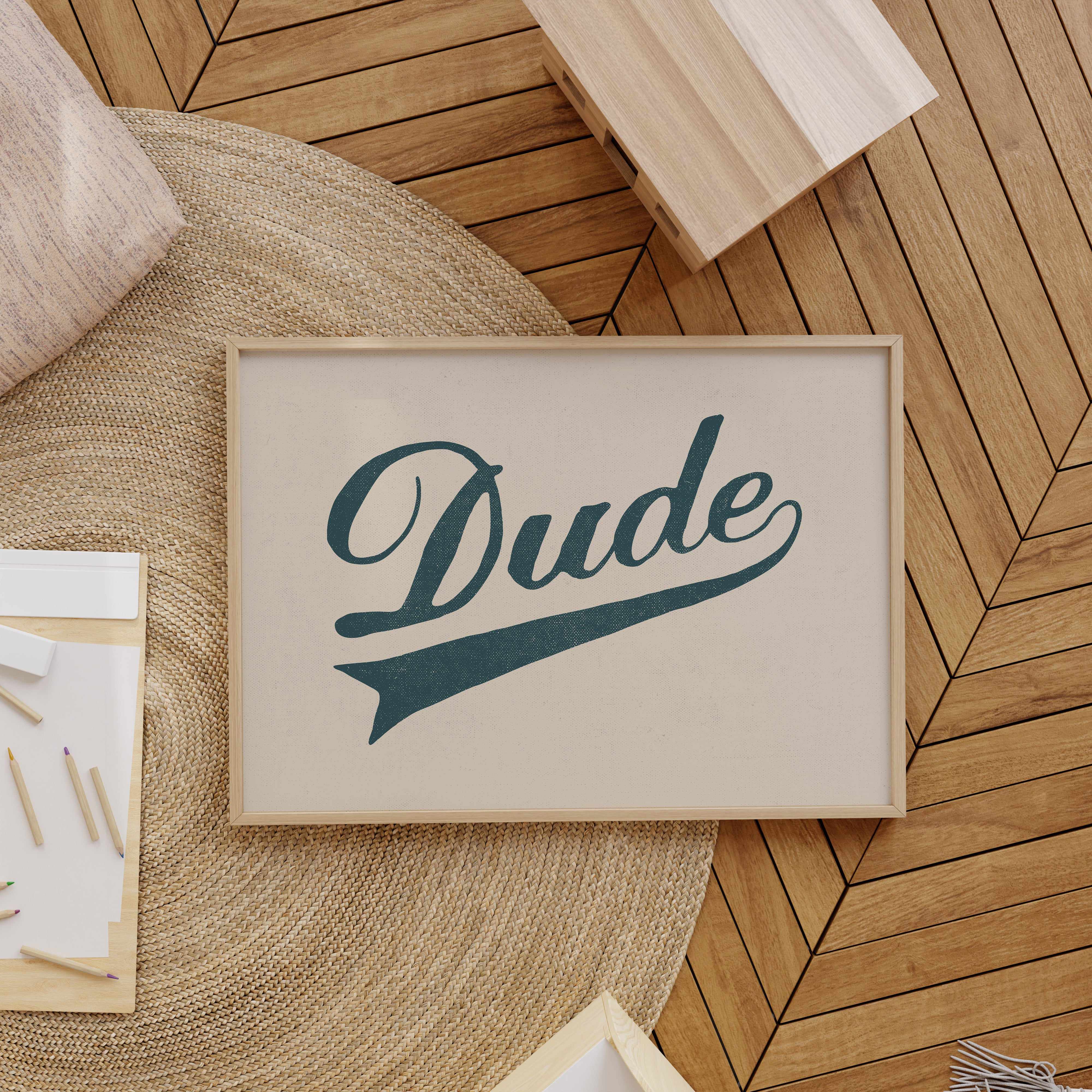 Dude By Florent Bodart | Art Print