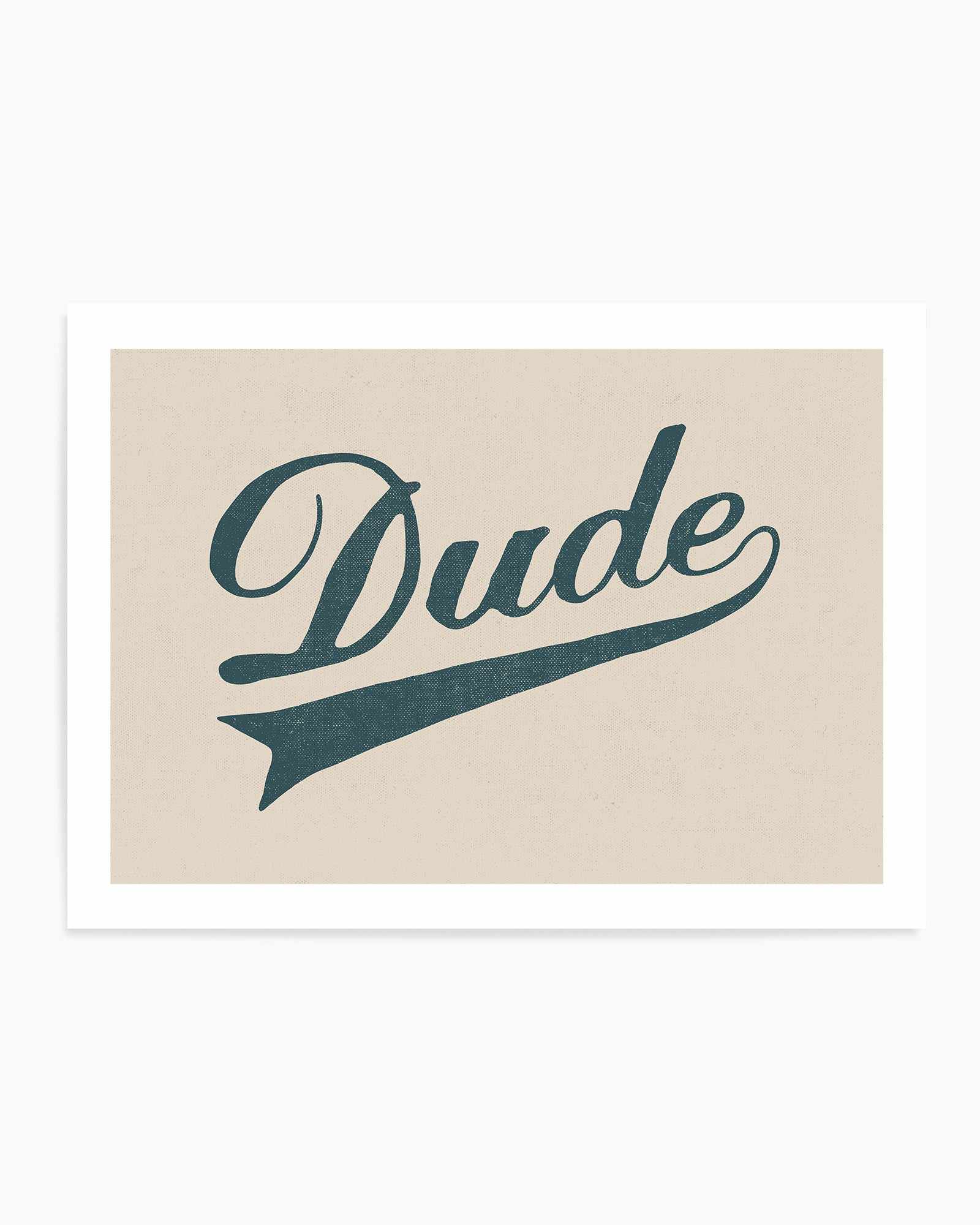 Dude By Florent Bodart | Art Print