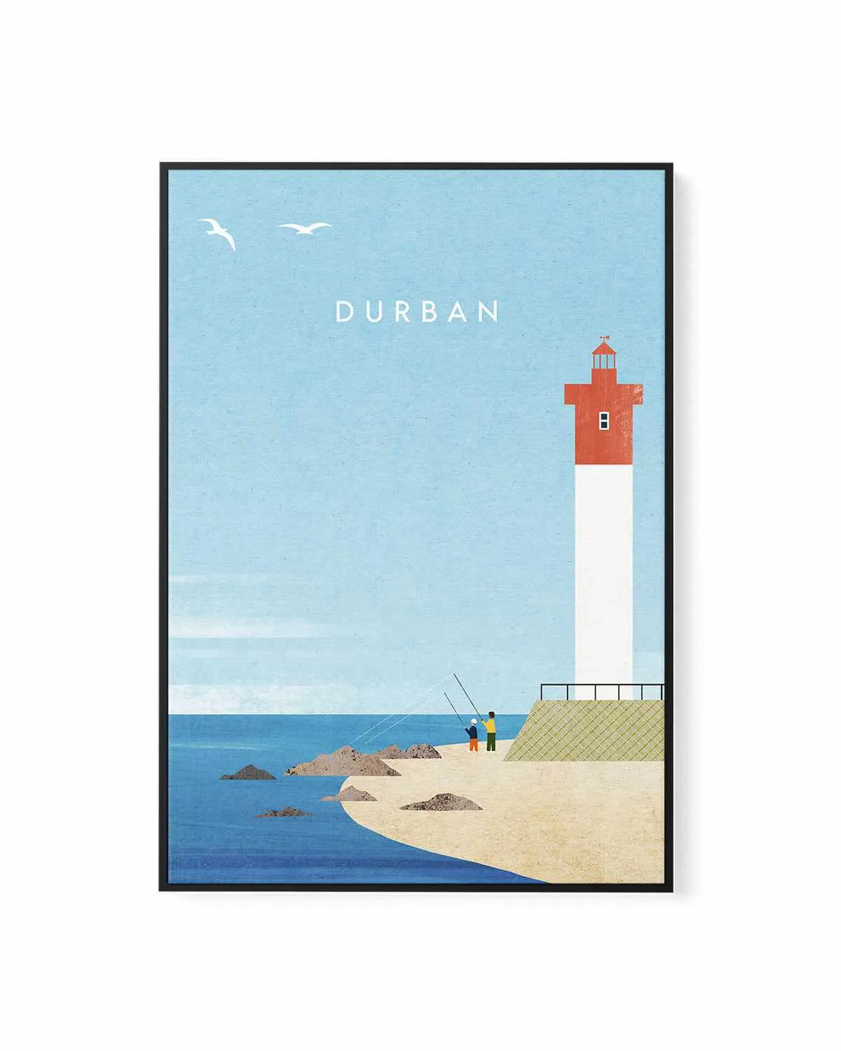 Durban by Henry Rivers | Framed Canvas Art Print from Olive et Oriel where you can shop wallpaper and artworks online