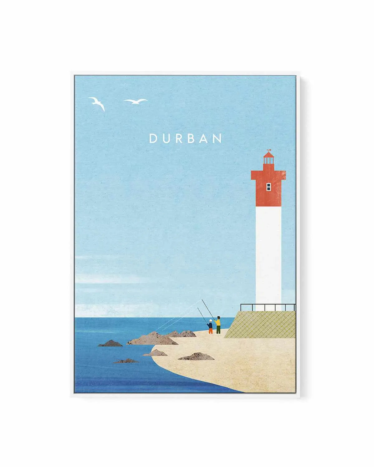 Durban by Henry Rivers | Framed Canvas Art Print from Olive et Oriel where you can shop wallpaper and artworks online