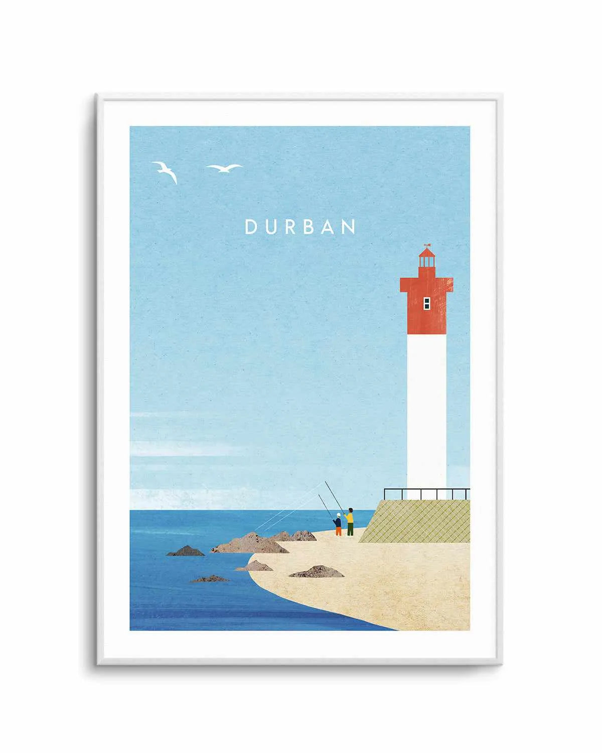 Durban by Henry Rivers Art Print from Olive et Oriel where you can shop wallpaper and artworks online