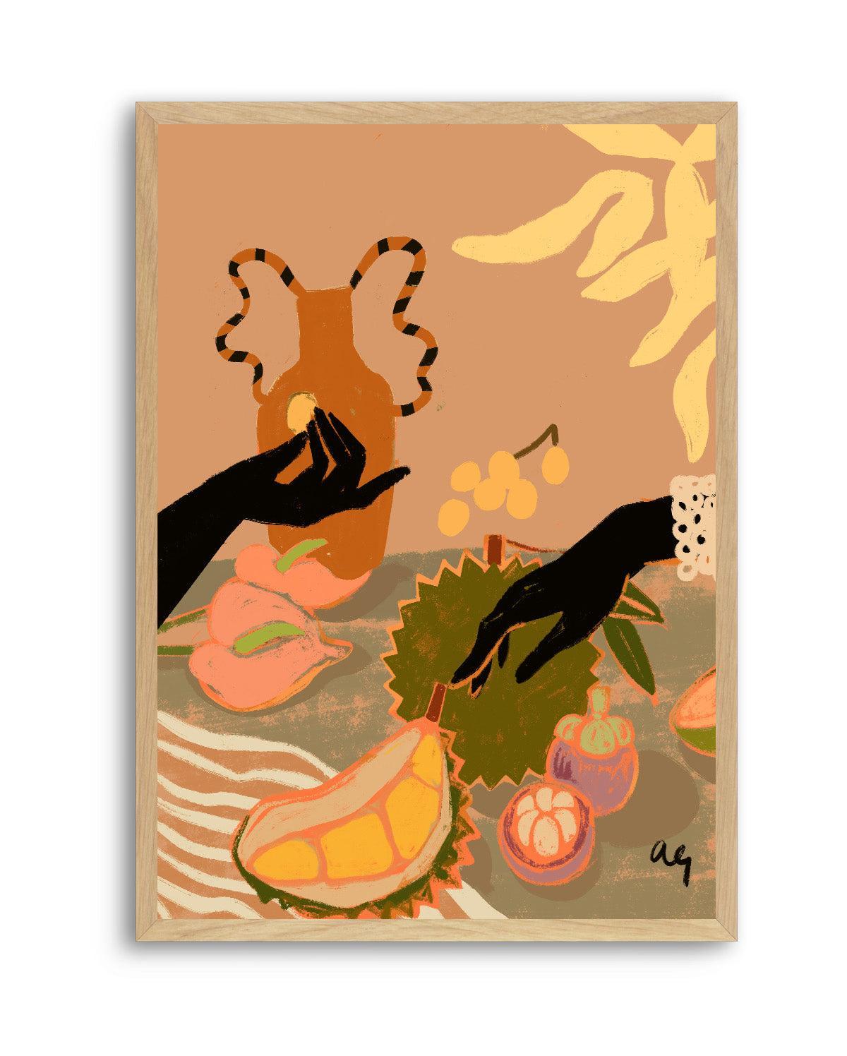 Durian Please by Arty Guava | Art Print from Olive et Oriel where you can shop wallpaper and artworks online