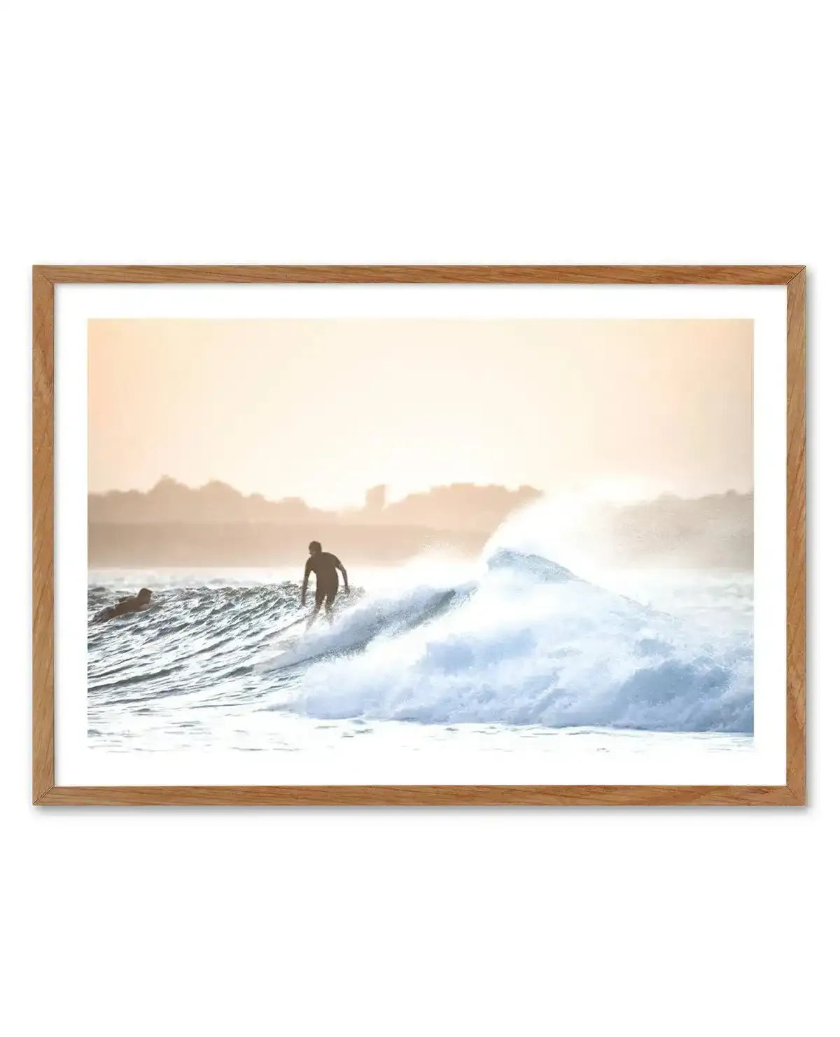Dusk Waves, The Pass Art Print-PRINT-Olive et Oriel-Olive et Oriel-50x70 cm | 19.6" x 27.5"-Walnut-With White Border-Buy-Australian-Art-Prints-Online-with-Olive-et-Oriel-Your-Artwork-Specialists-Austrailia-Decorate-With-Coastal-Photo-Wall-Art-Prints-From-Our-Beach-House-Artwork-Collection-Fine-Poster-and-Framed-Artwork