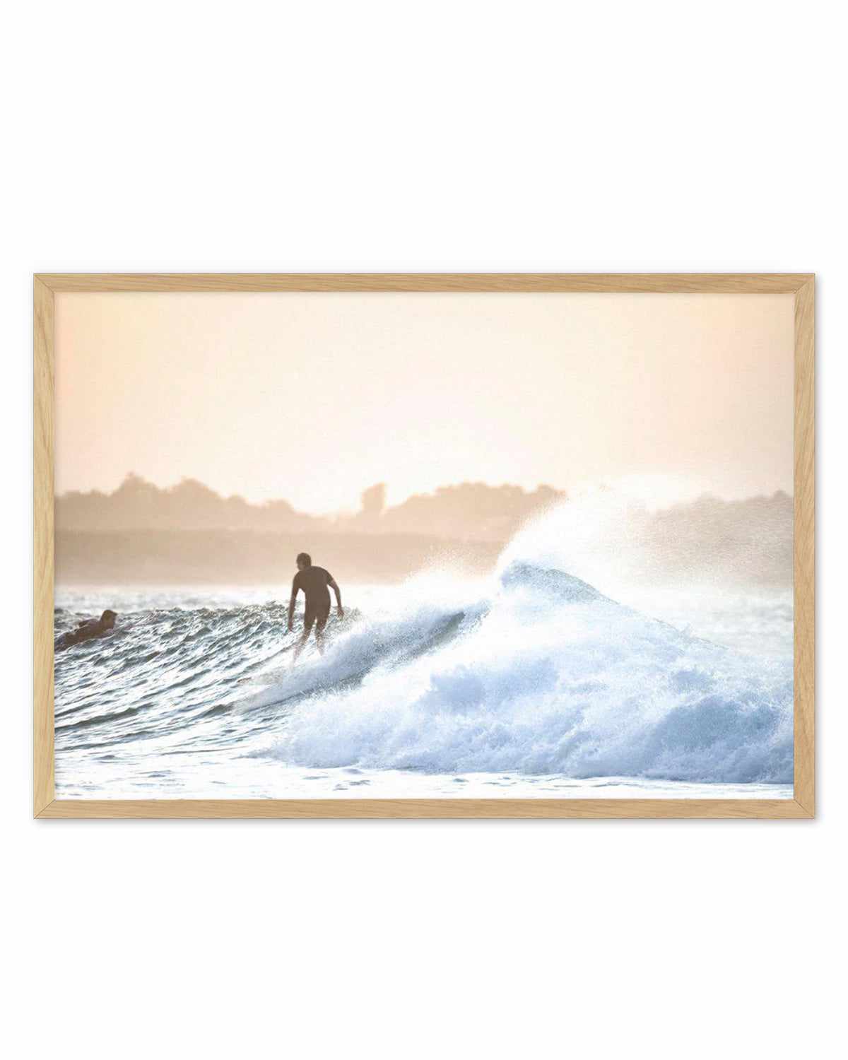 Dusk Waves, The Pass Art Print