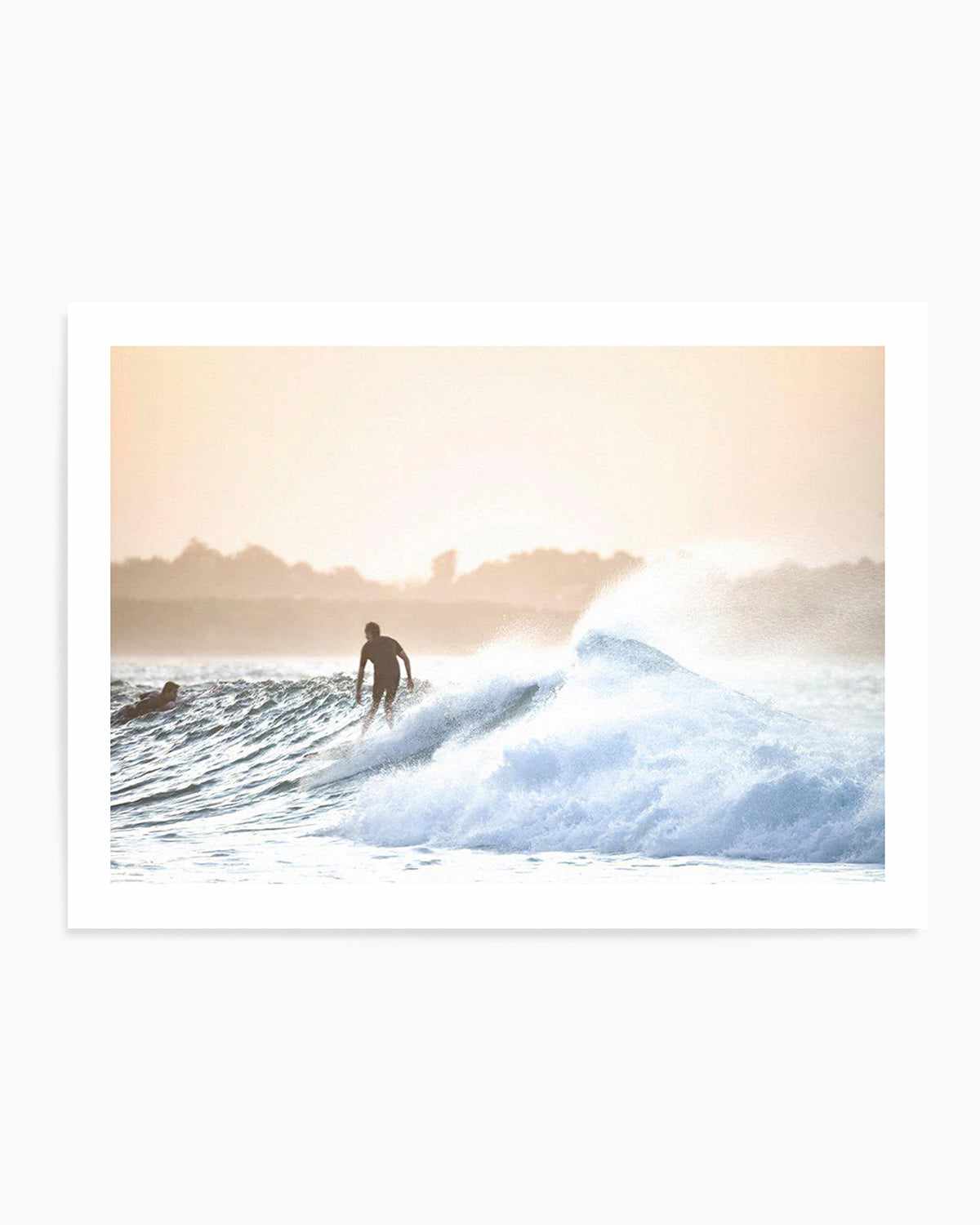 Dusk Waves, The Pass Art Print