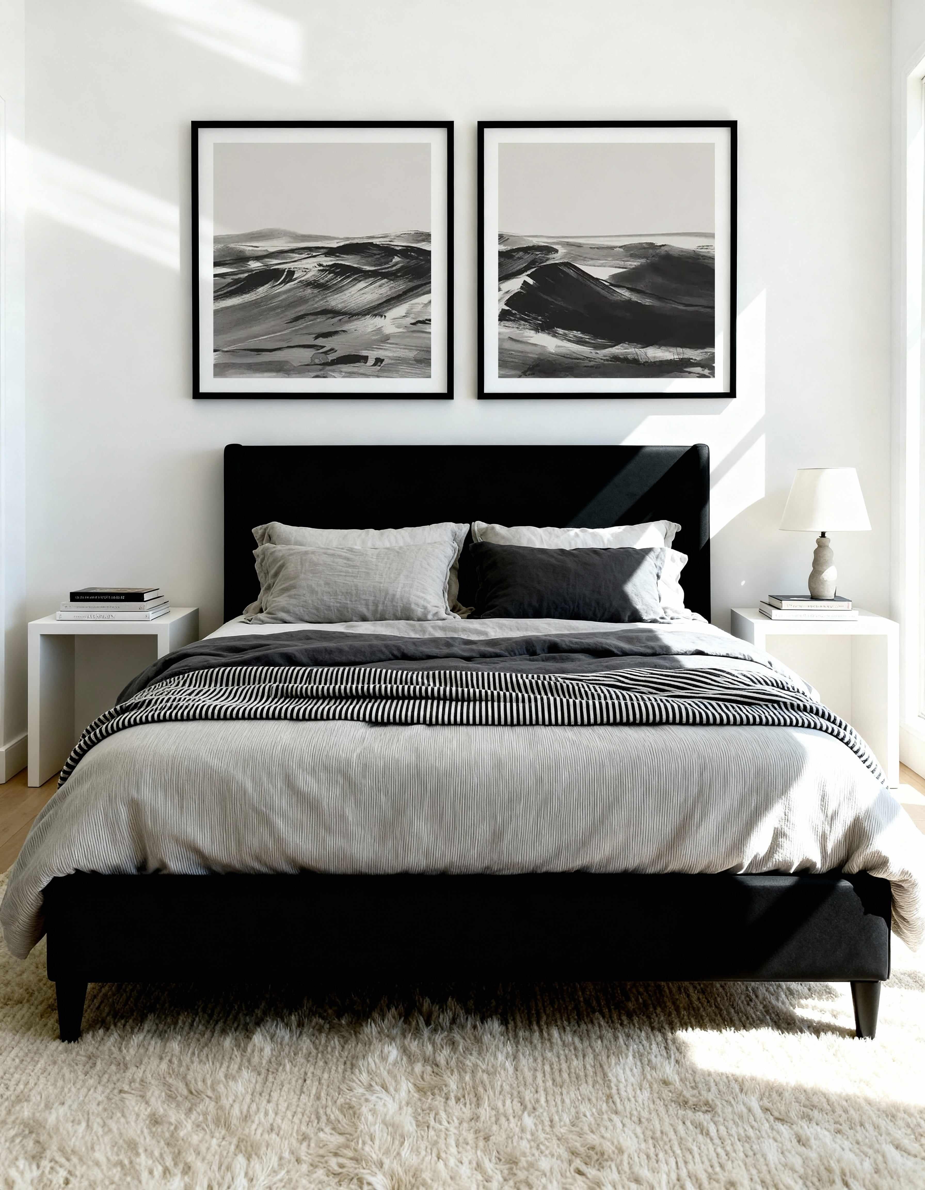 Dustland I & II Art Print Set of 2 | Matching Wall Art