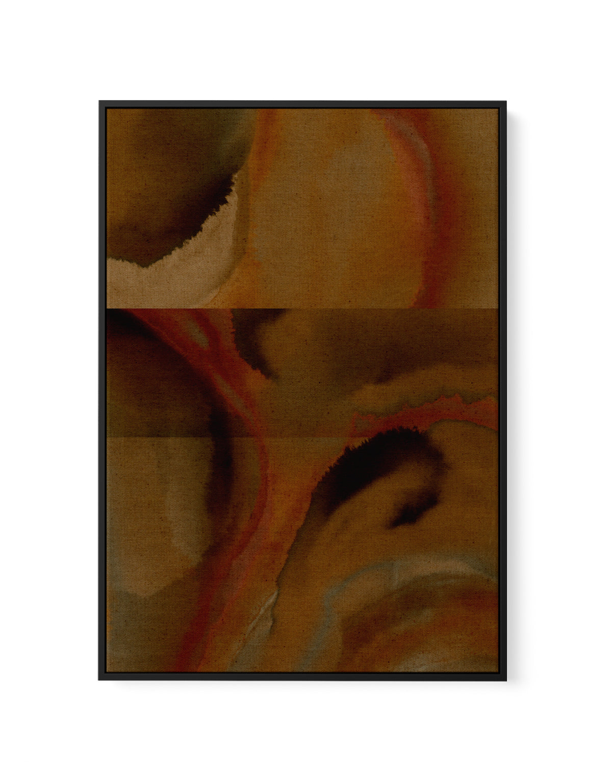Emotional Currents 1 by Shatha Al Dafai | Framed Canvas Art Print