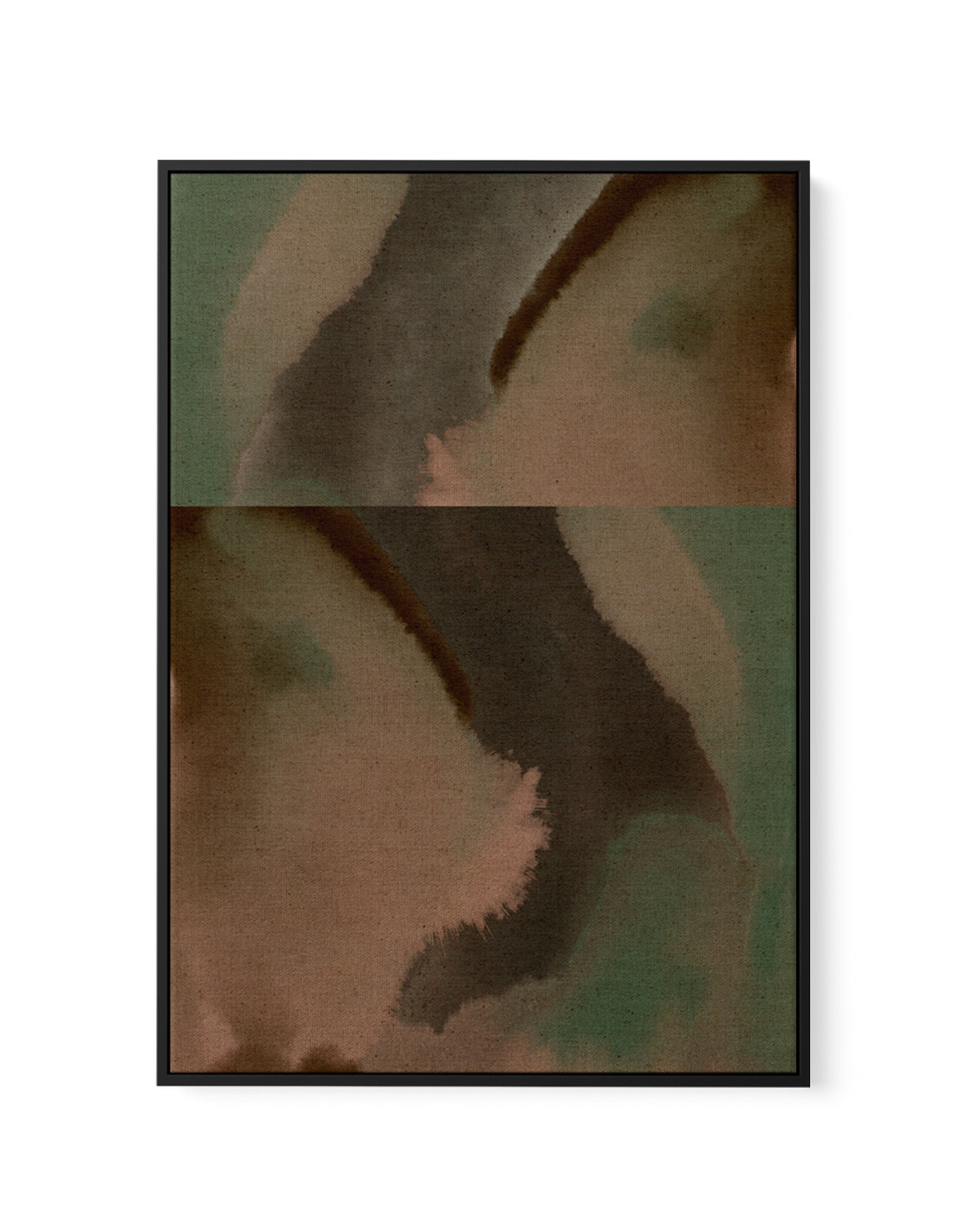 Emotional Currents 4 by Shatha Al Dafai | Framed Canvas Art Print