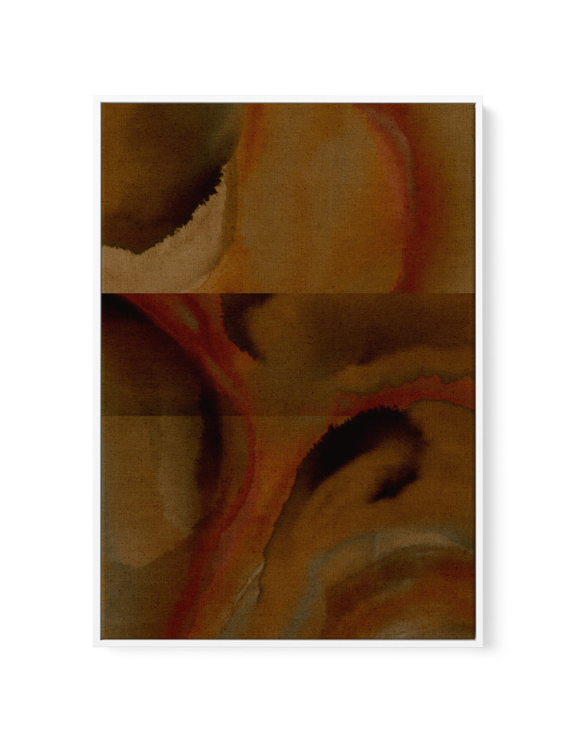 Emotional Currents 1 by Shatha Al Dafai | Framed Canvas Art Print