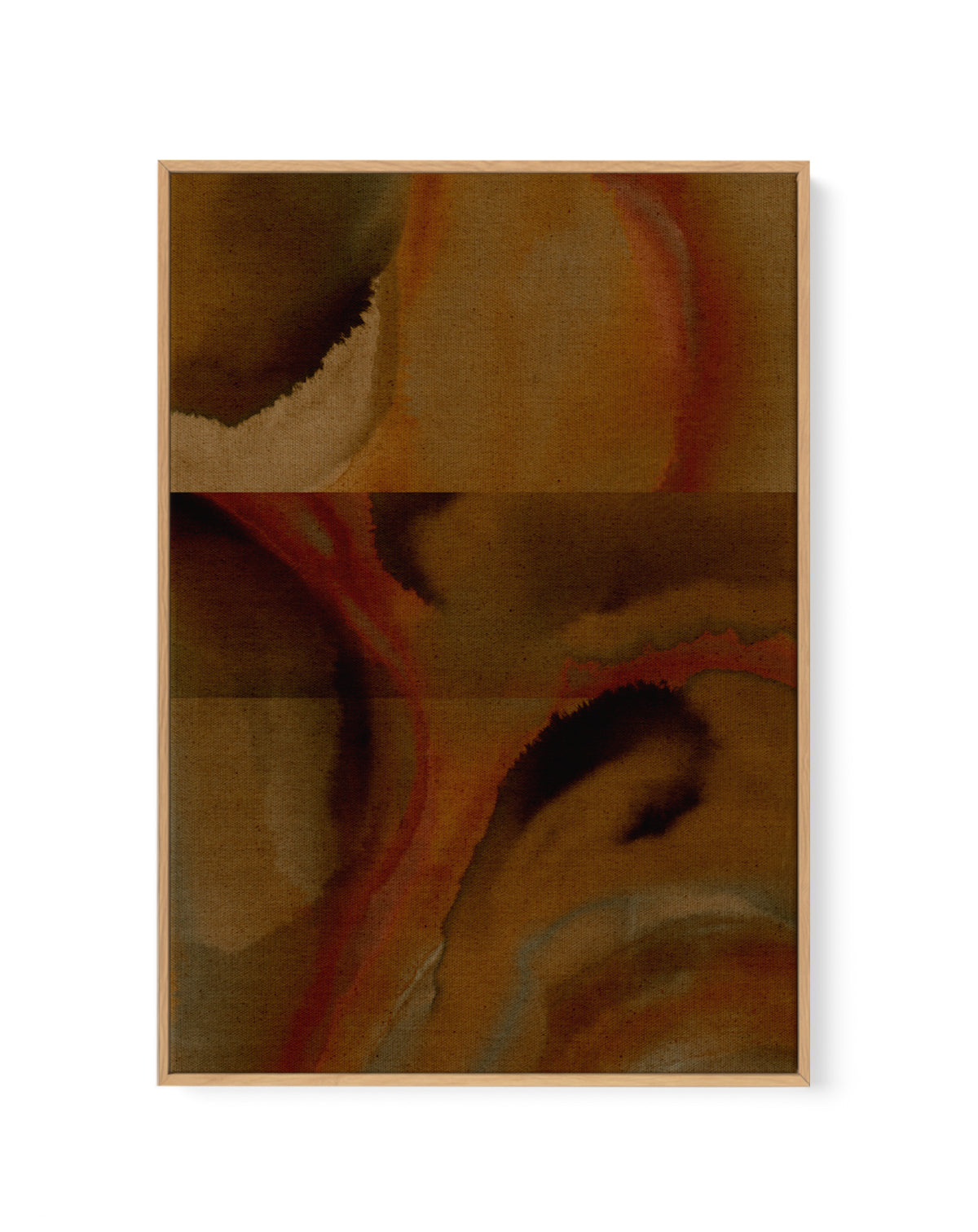 Emotional Currents 1 by Shatha Al Dafai | Framed Canvas Art Print