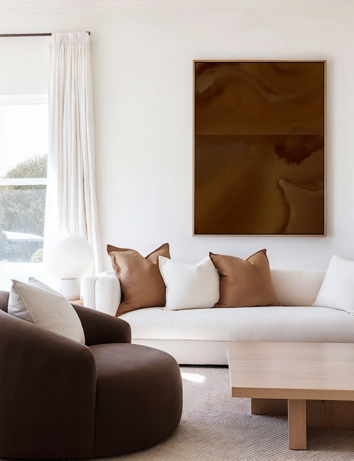 Emotional Currents 5 by Shatha Al Dafai | Framed Canvas Art Print