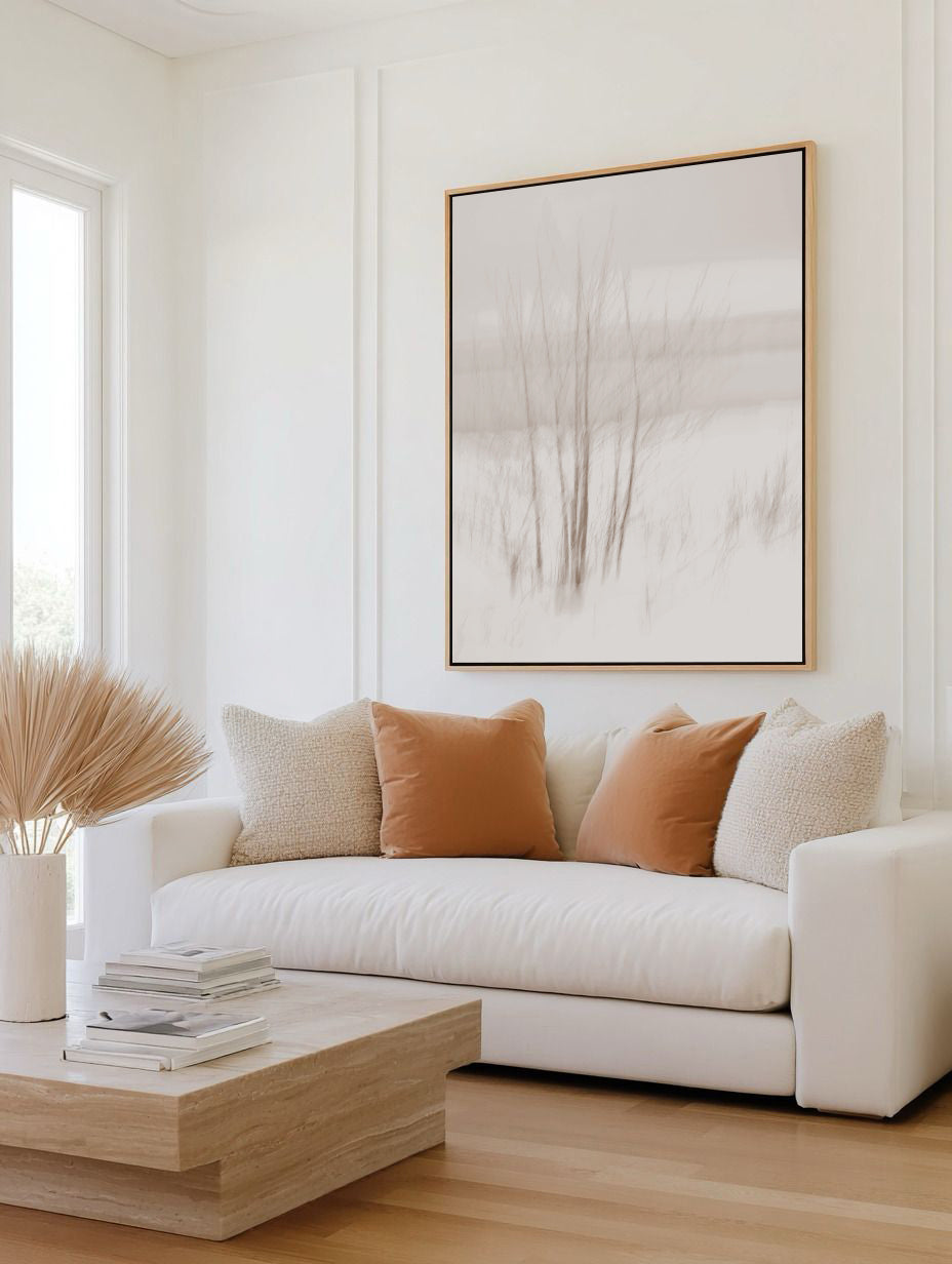 Ethereal Winter Woods by Christina Sillen | Framed Canvas Art Print