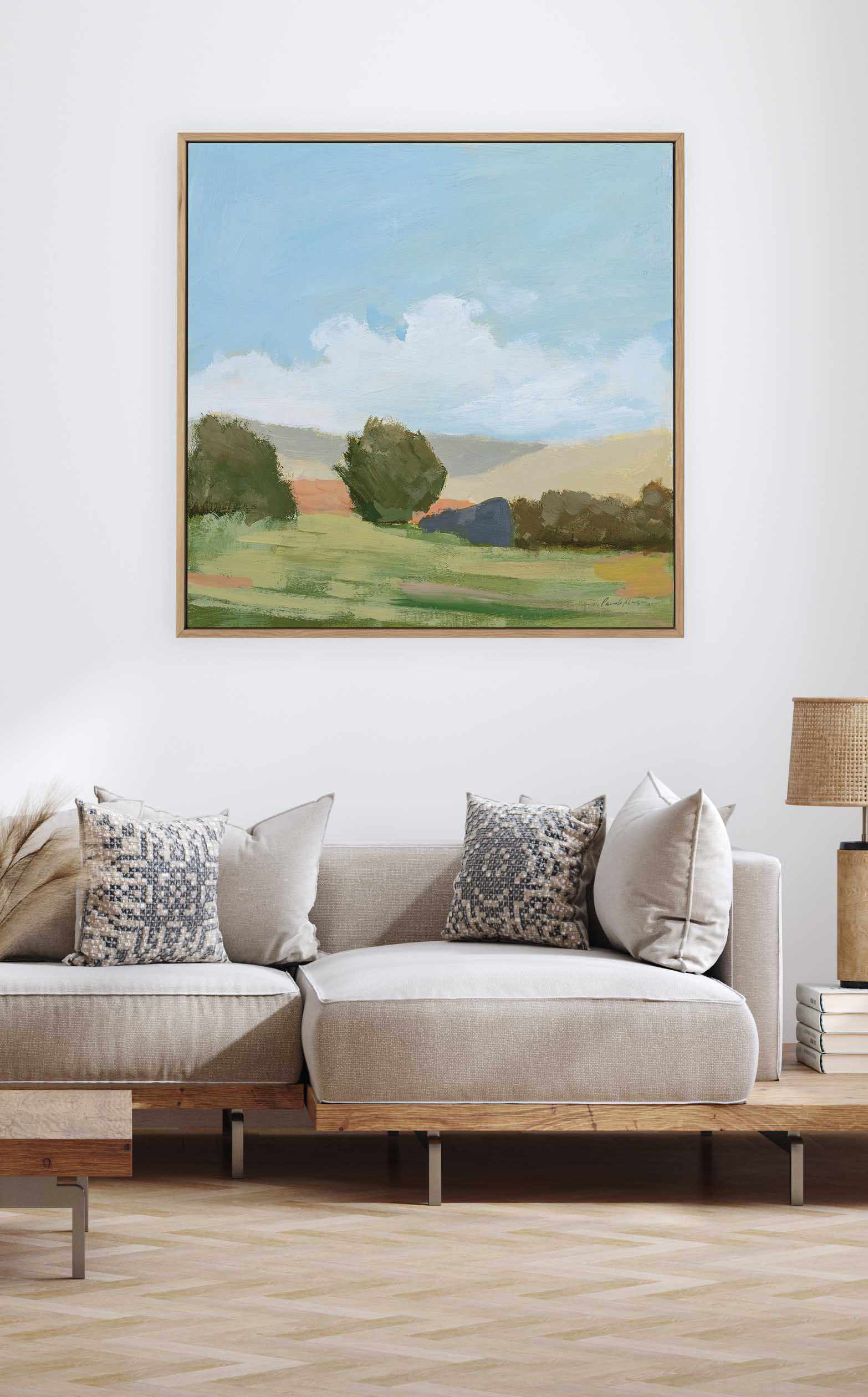 Early Spring | Framed Canvas Art Print from Olive et Oriel where you can shop wallpaper and artworks online