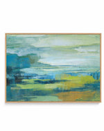 Early Spring Lake | Framed Canvas Art Print