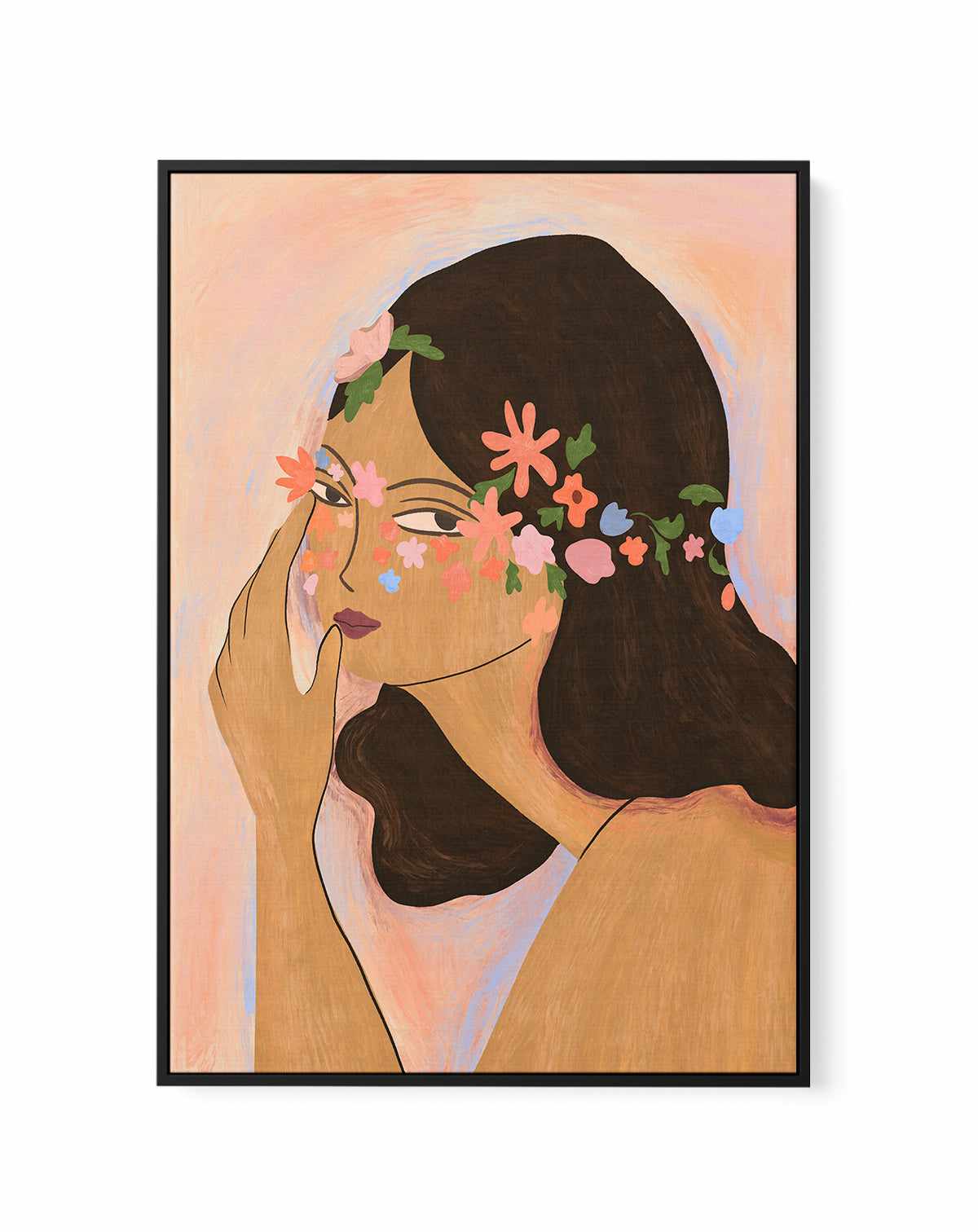 Earthchild by Arty Guava | Framed Canvas Art Print from Olive et Oriel where you can shop wallpaper and artworks online