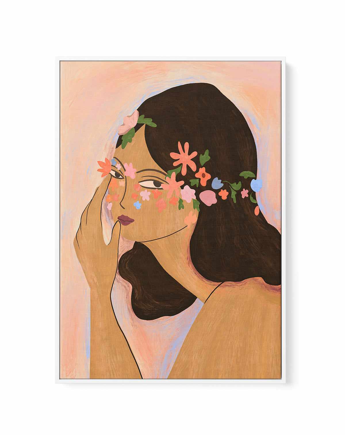 Earthchild by Arty Guava | Framed Canvas Art Print from Olive et Oriel where you can shop wallpaper and artworks online
