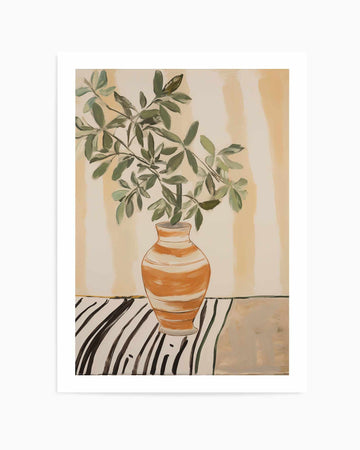 Earth & Leaf | Art Print from Olive et Oriel where you can shop wallpaper and artworks online